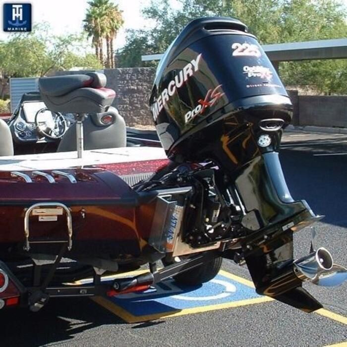 T-H Marine ATLAS™ 14" Set Back Hydraulic Jack Plate Polished