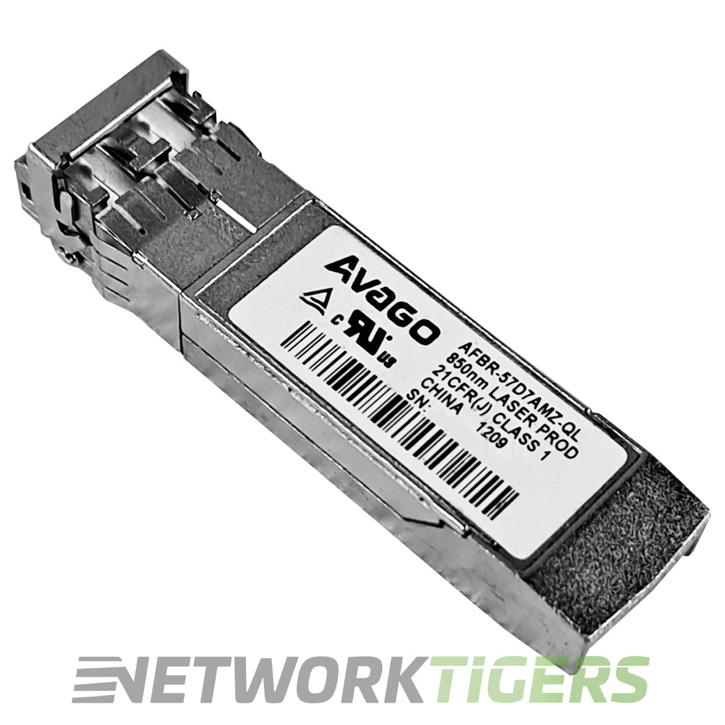Avago AFBR-57D7AMZ-QL 8GB Fibre Channel 850nm SR MMF 300m SFP+ Transceiver