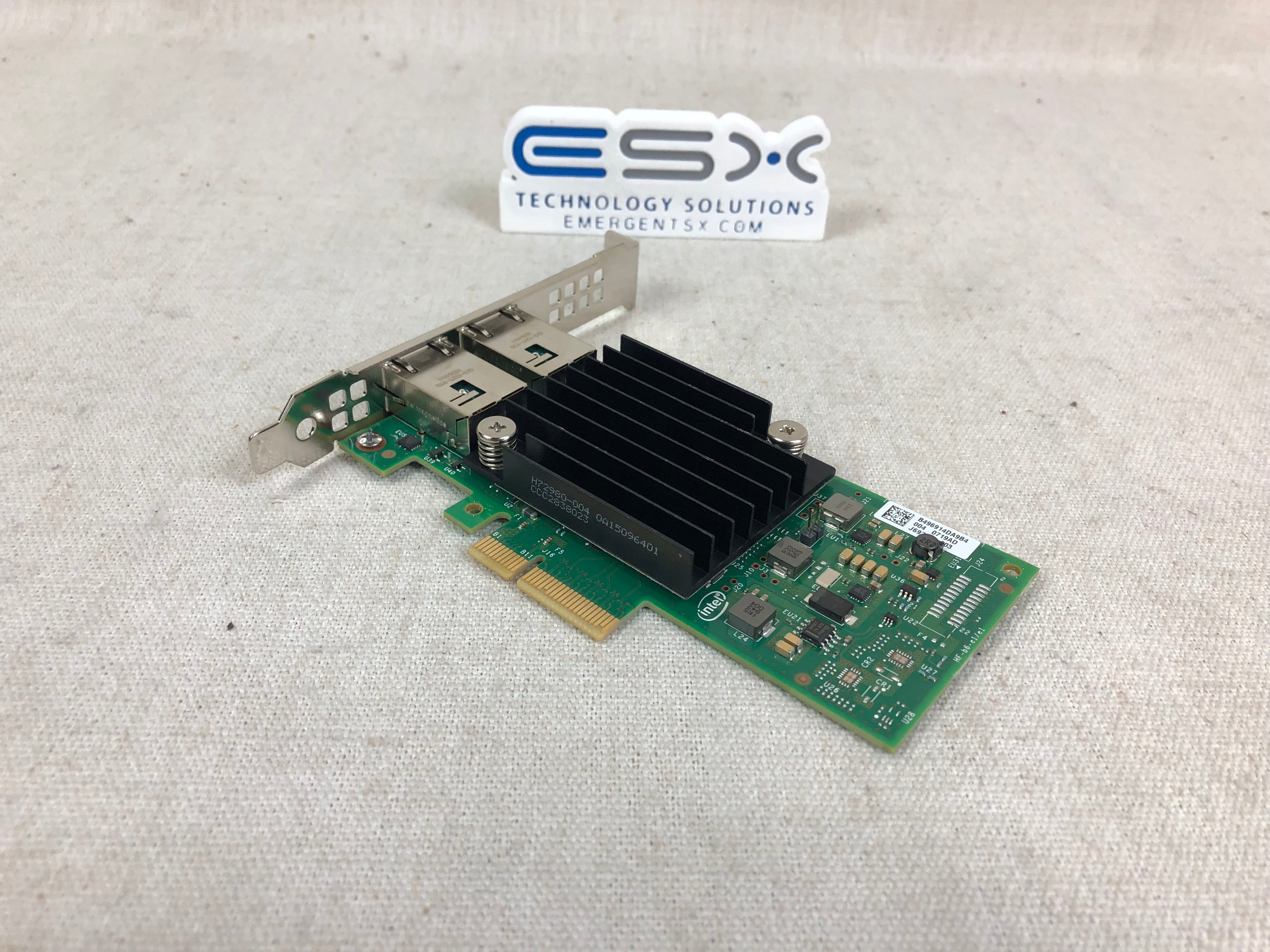 Dell 4V7G2 Intel X550-T2 Dual Port 10GBASE-T Network Adapter Full Height