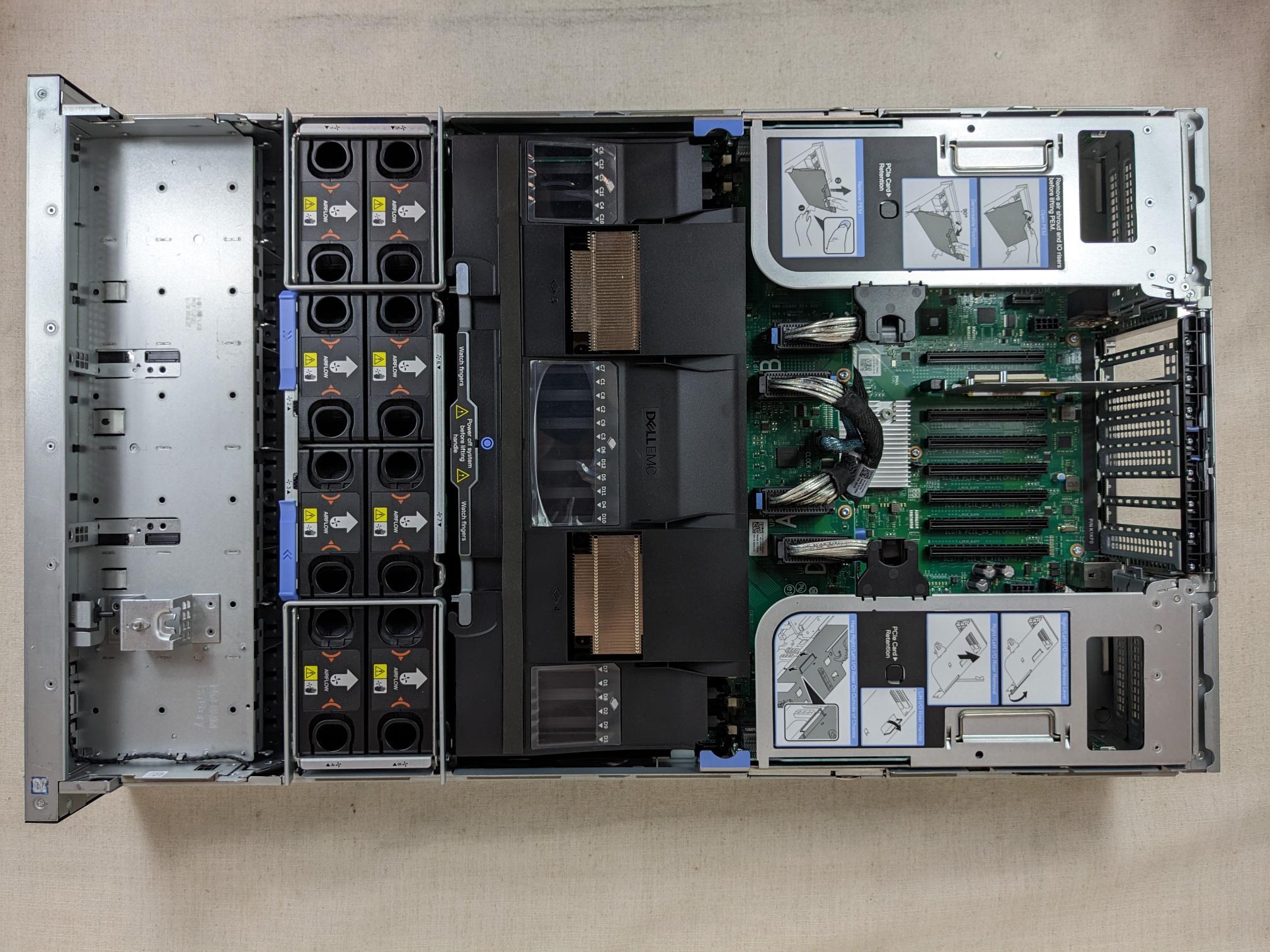 Dell PowerProtect DD9900 8x 2.5” CTO Server – 4x Heatsink, 2x 1600W