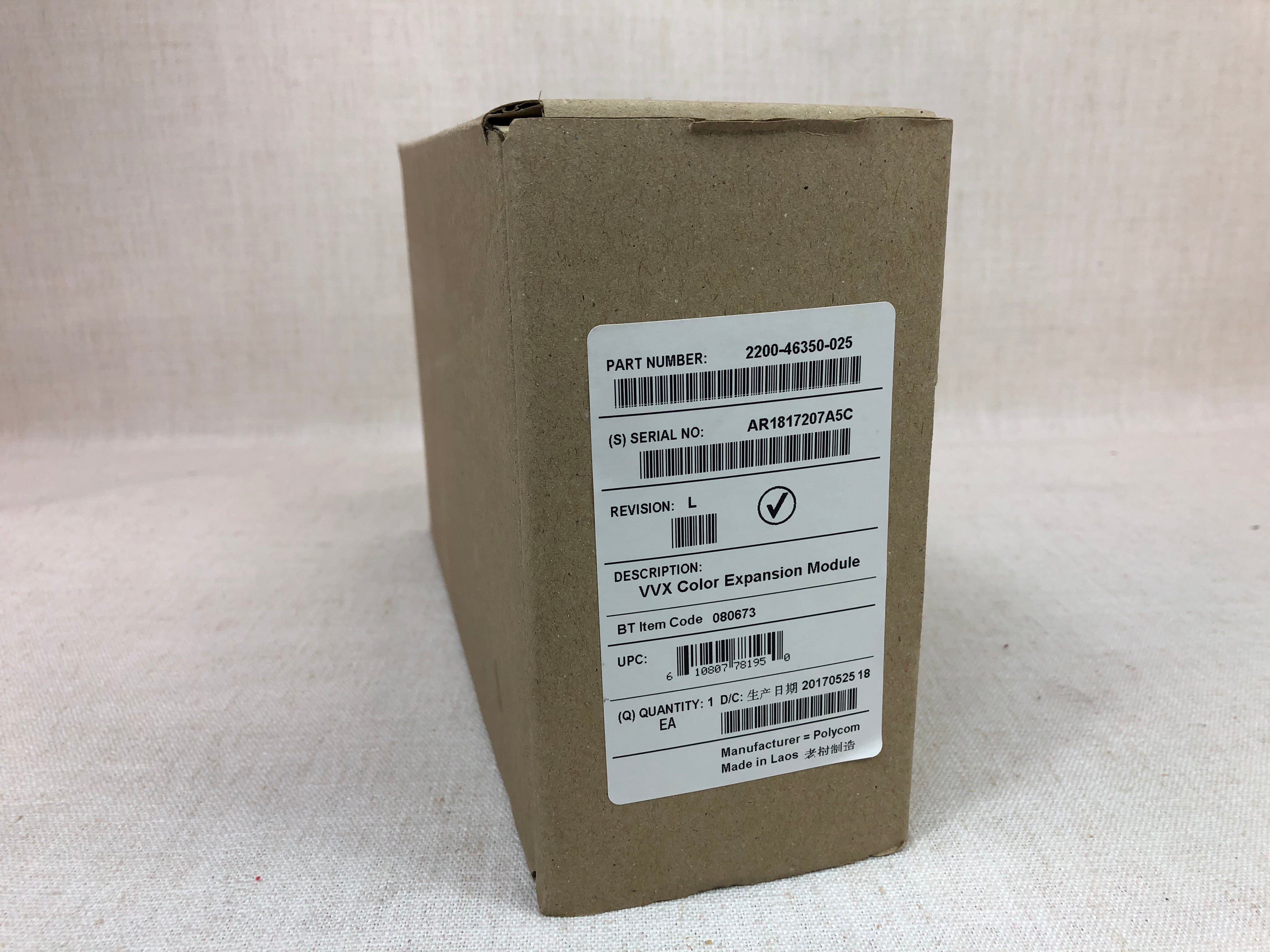 New Open Box VVX Color Expansion Module w/ Stand, Screws and Ethernet Cable