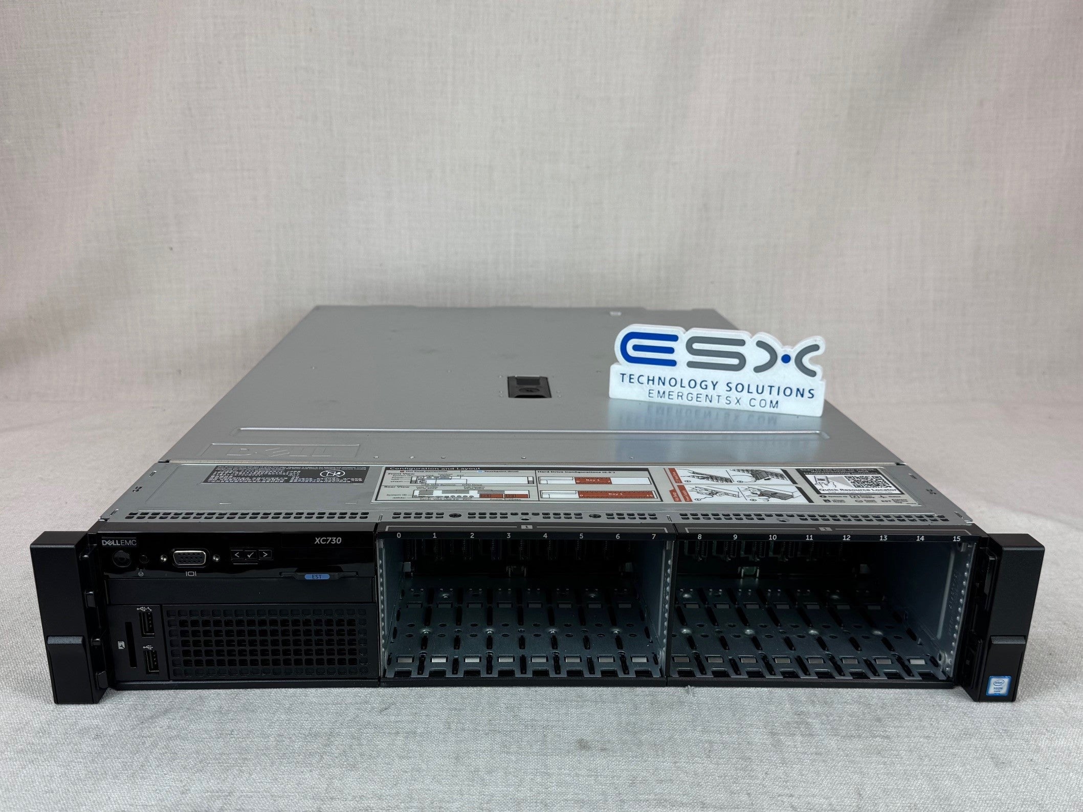 Dell PowerEdge XC730 16x 2.5” Server(same as R730) – 2x 14C E5-2680v4, 32GB RAM