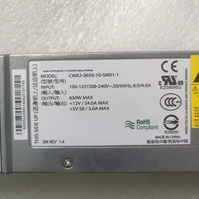 PSU for COLDWATT 650W Power Supply CWA2-0650-10-SM01-1 PWS-651-1R