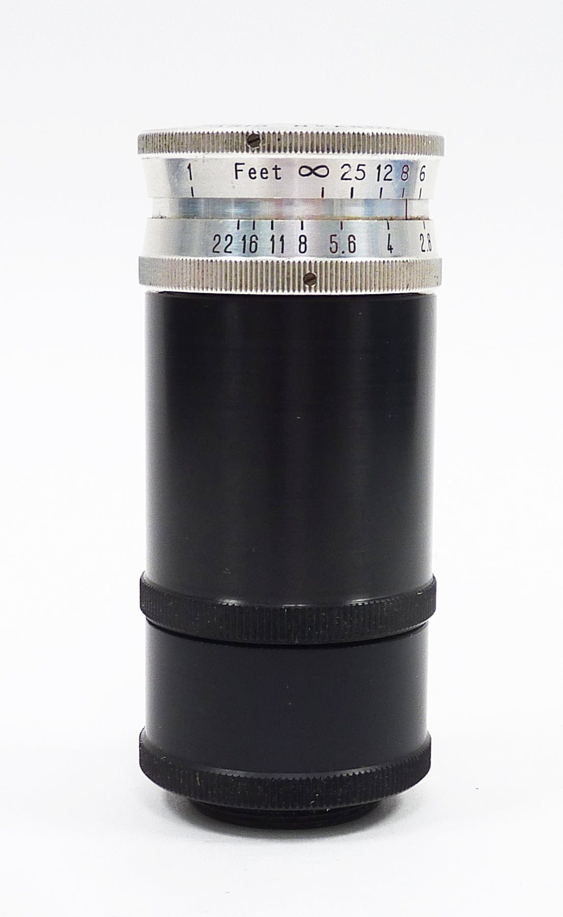Berthiot Cinor D 15mm F2.8 C mount Lens with 20 and 40mm Extentions