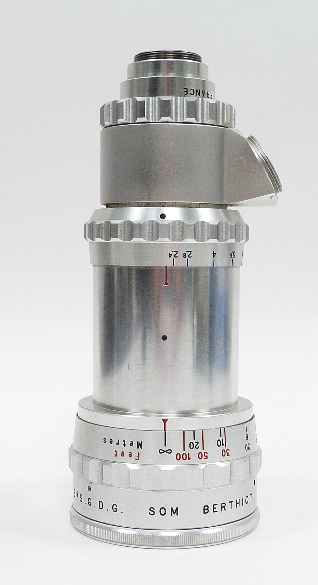 Berthiot Pan-Cinar 17.5-70mm f2.4 C Mount Lens for Bolex with Finder