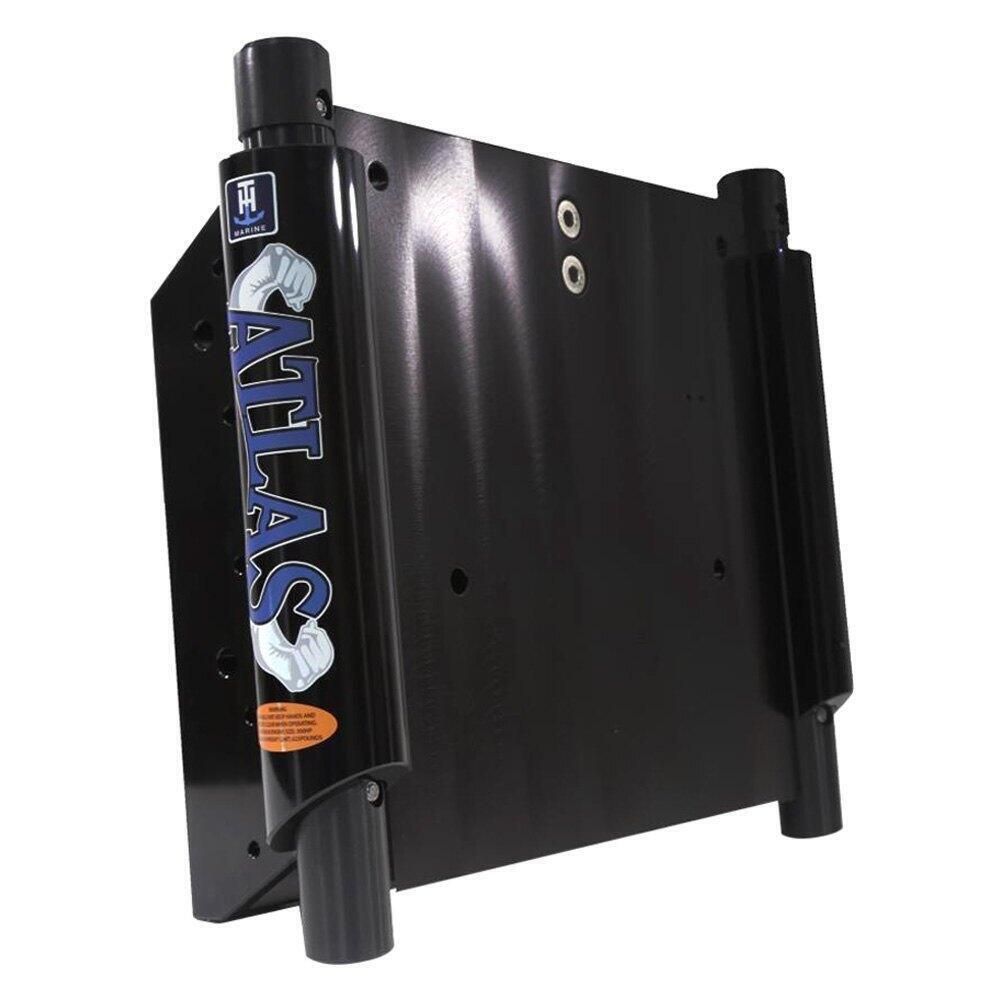 T-H Marine Atlas 10" Hydraulic Jack Plate For Outboards Up to 300HP, Black