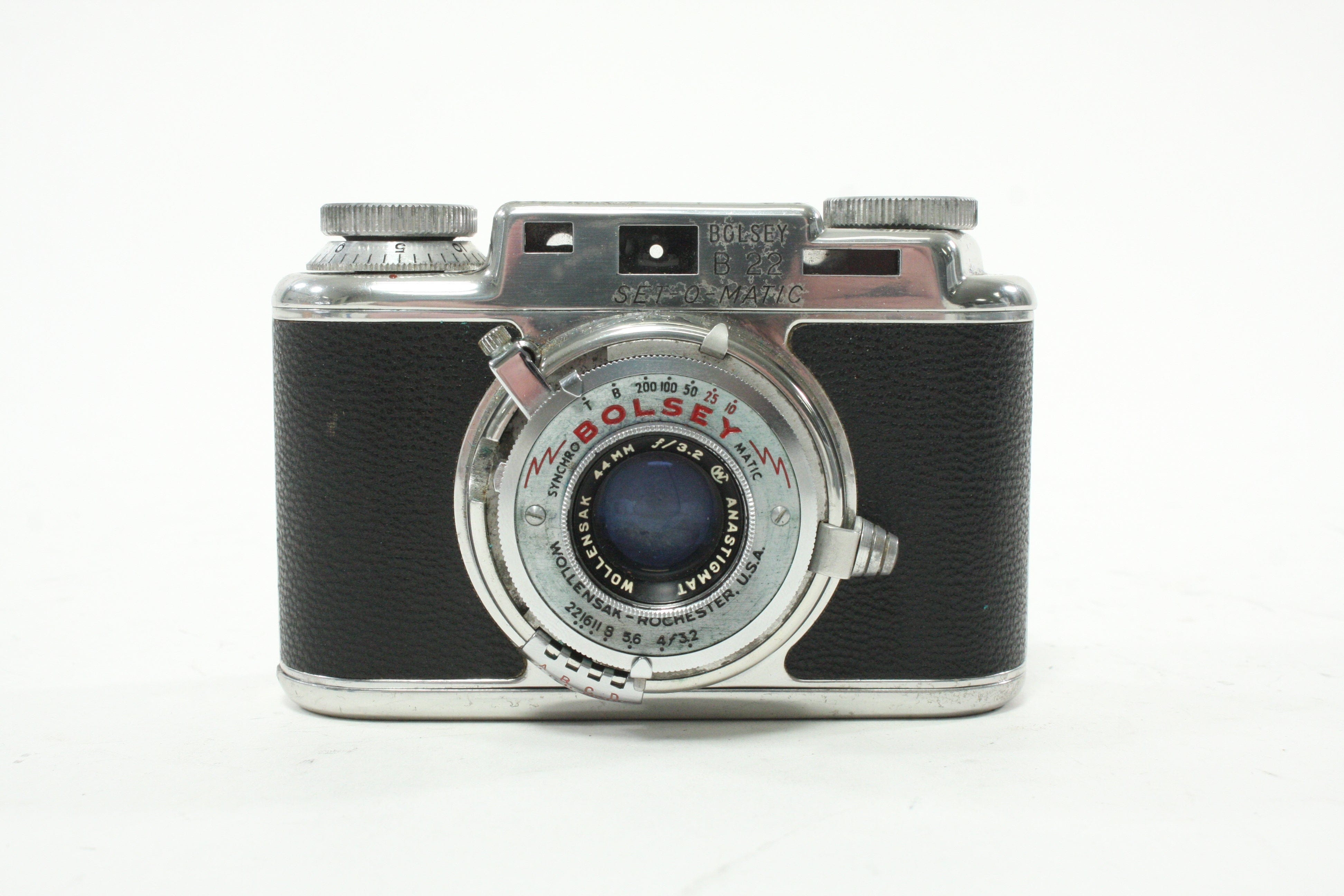 Bolsey B22 Set-O-Matic Vintage 35mm with Case AS-IS
