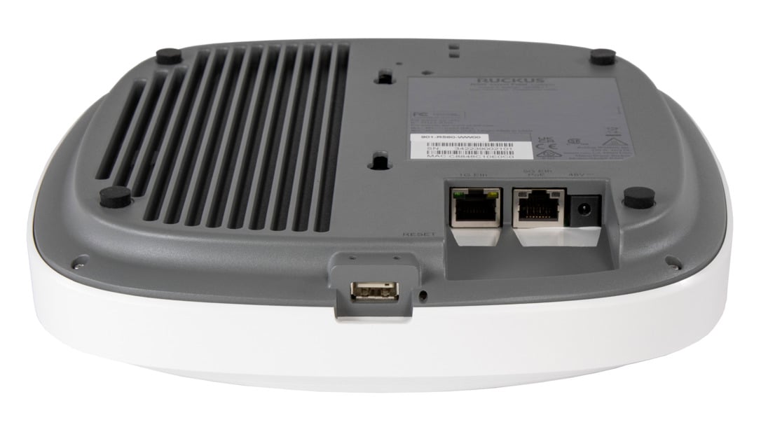 RUCKUS R560 High-Performance Tri-Radio Wi-Fi 6E 2x2:2 Indoor Access Point with 4.7 Gbps max rate and Embedded IoT