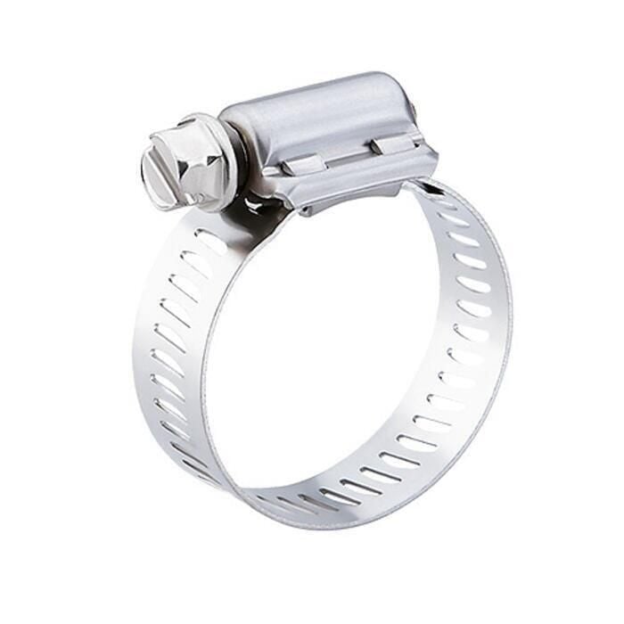 Scandvik 50036 Breeze Power-Seal Perforated Hose Clamp, #24, 10/box