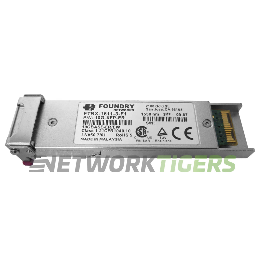 NEW Brocade 10G-XFP-ER 10GB BASE-ER 1550nm SMF LC XFP Transceiver