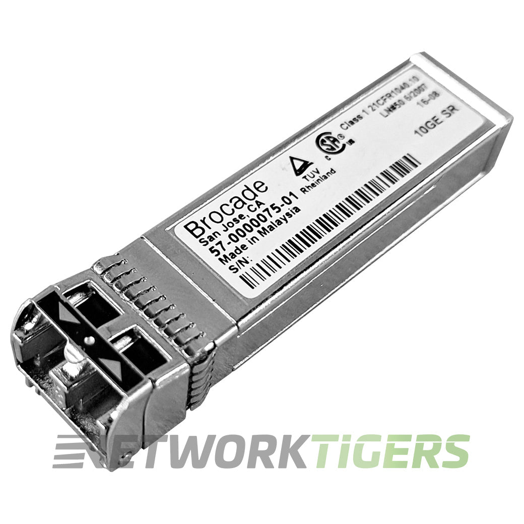 NEW Brocade 57-0000075-01 10G-SFPP-SR 10GB BASE-SR 850nm MMF LC SFP+ Transceiver