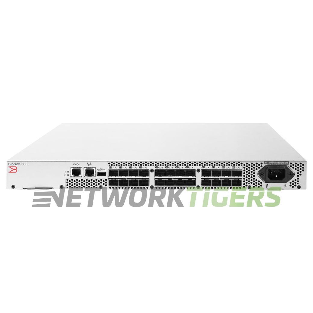 Dell Brocade DL-320-0005 300 Series 24x 8GB FC (16x Active) SAN Switch