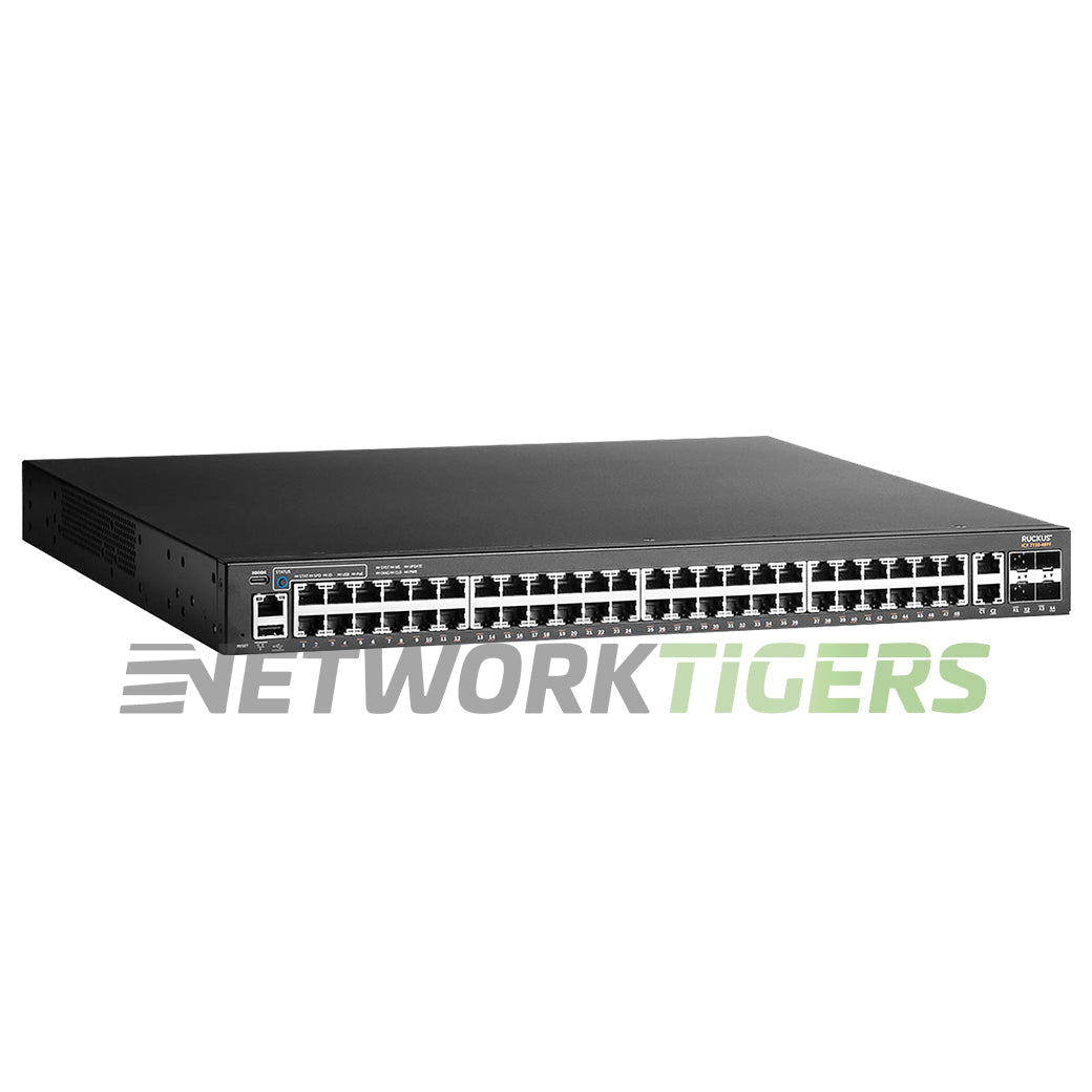 Ruckus ICX7150-48PF-2X10G Brocade ICX 7150 48x 1GB PoE+ RJ45 2x 10G SFP+ Switch