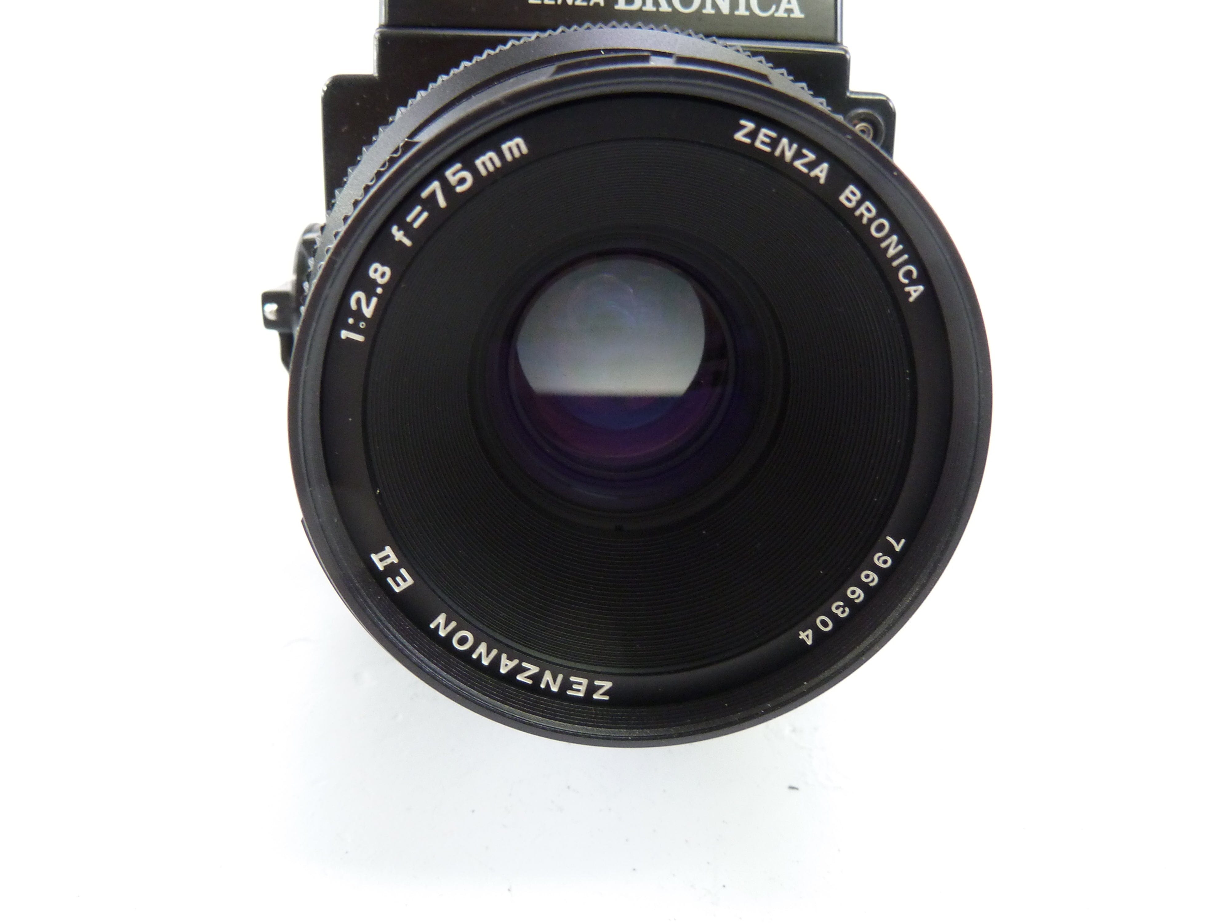 Bronica ETRSi Camera Outfit with 75MM F2.8 Lens, 120 Back, and Prism Finder E