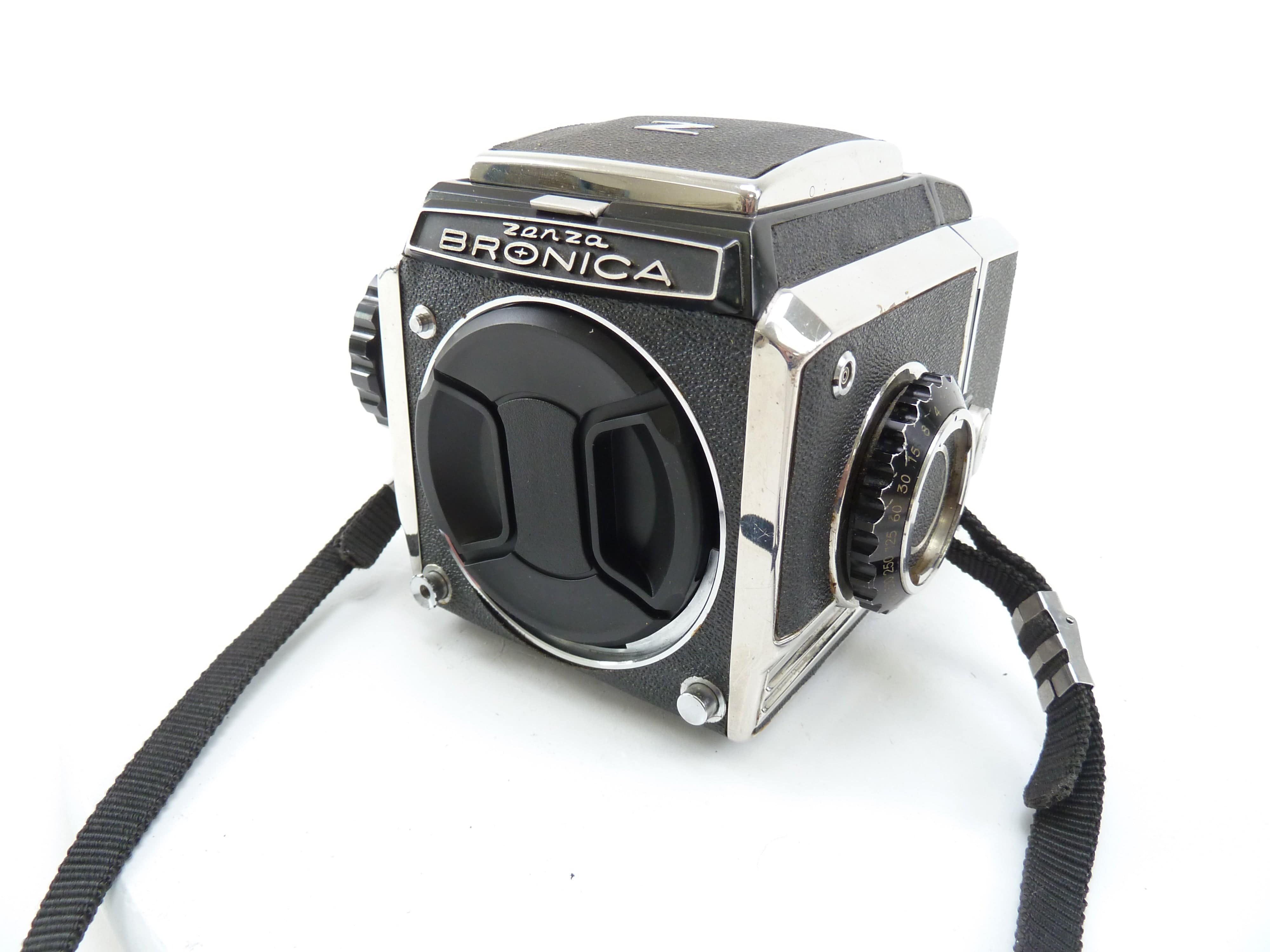 Bronica S2 Body with 120 Film Back and Waist Level Finder