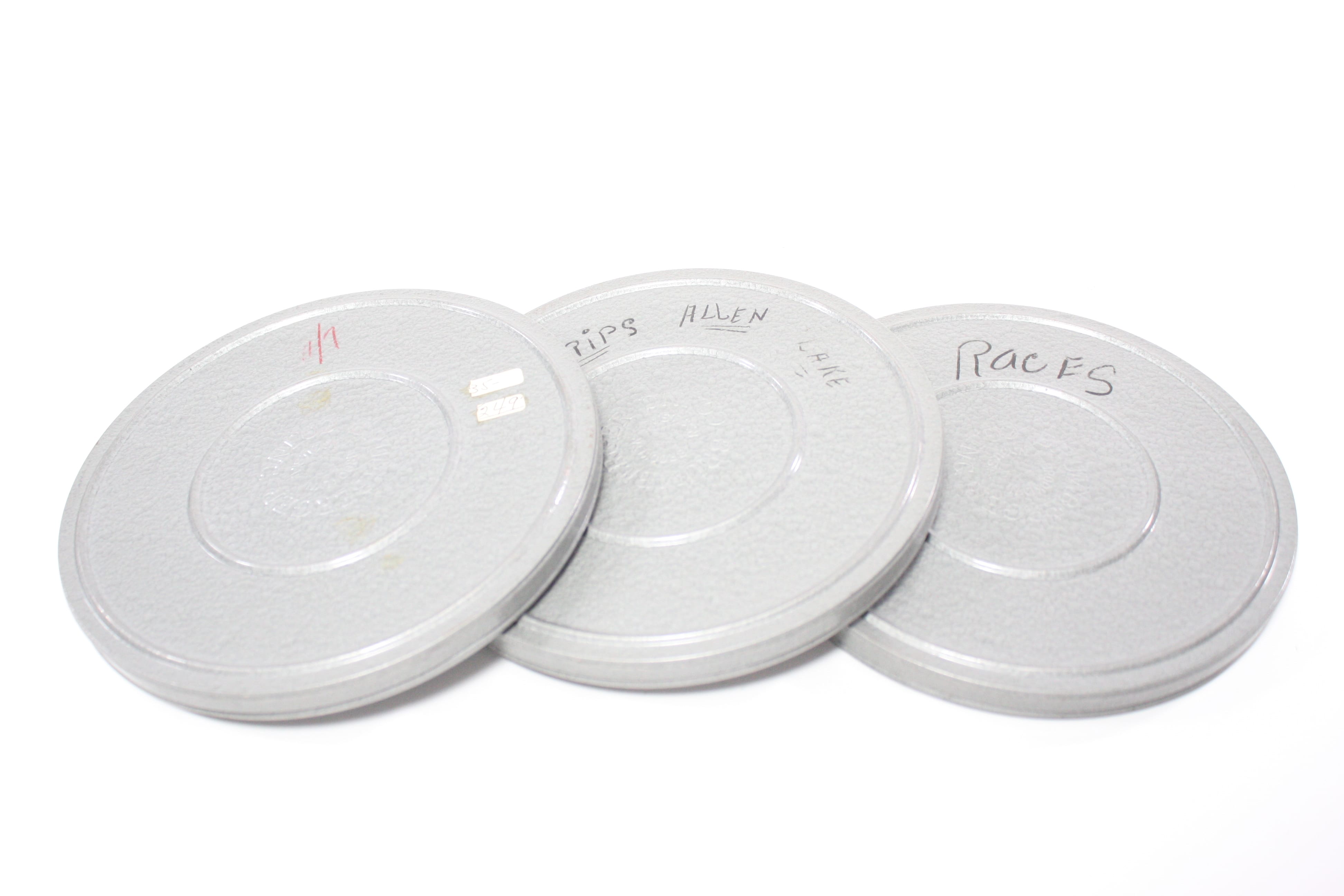 Brumberger Co. 8mm Film Canisters and Reels (Set of 3)