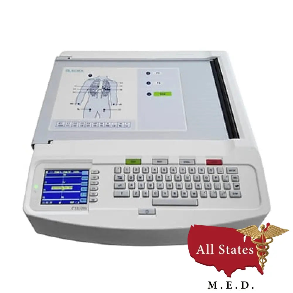 Burdick Mortara ELI 250c EKG 12 lead With Interpretation