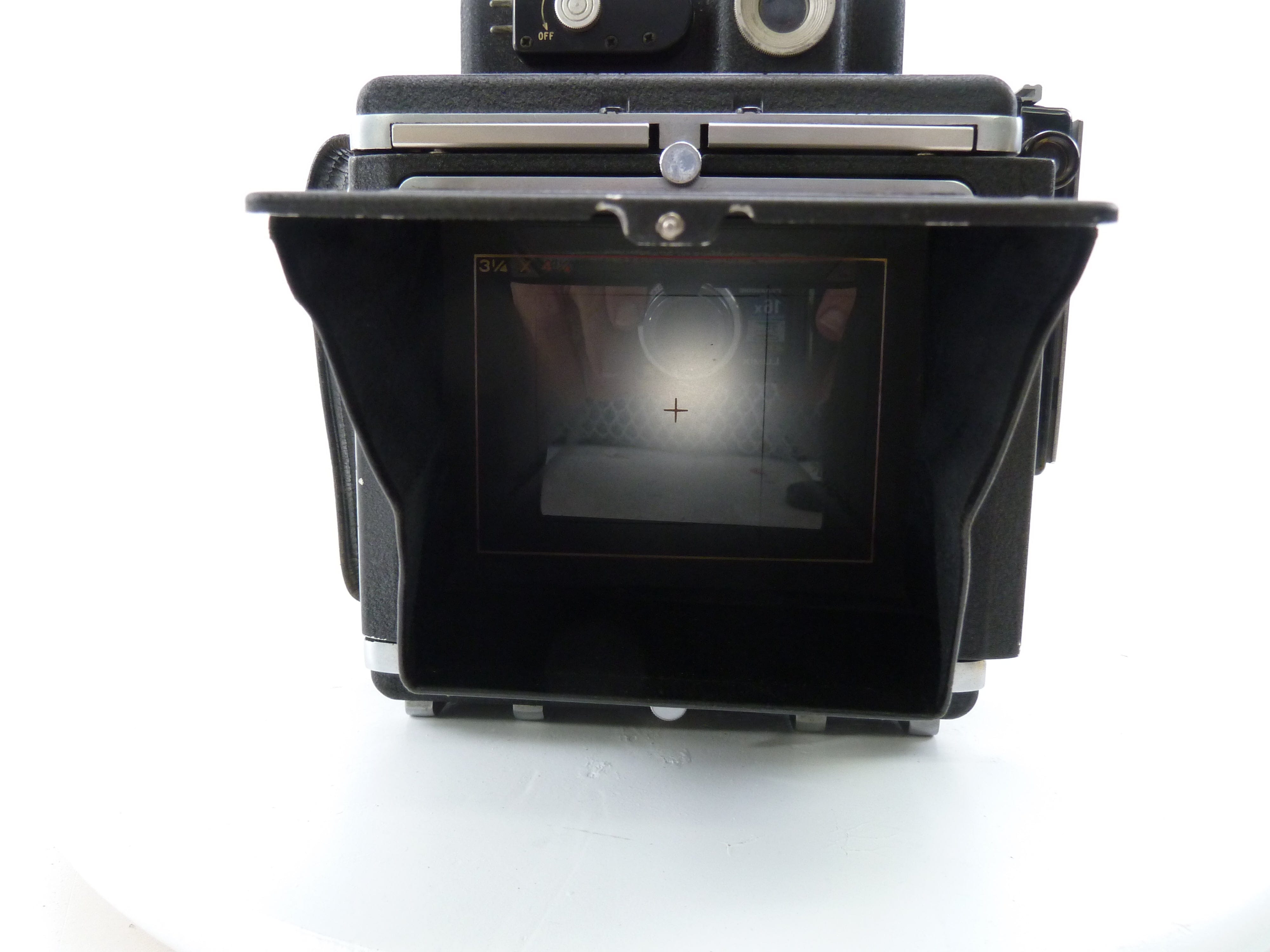 Busch Pressman Model D 4X5 Camera with Wollensak 135MM f4.7 Raptor Lens