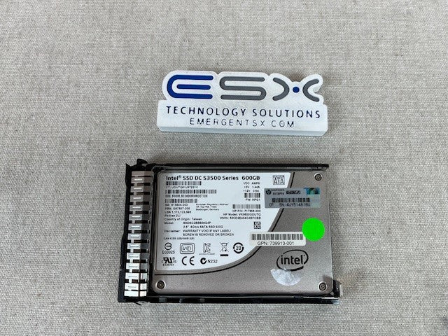 HPE 739959-001 - 600GB 6G SATA VE SFF SSD