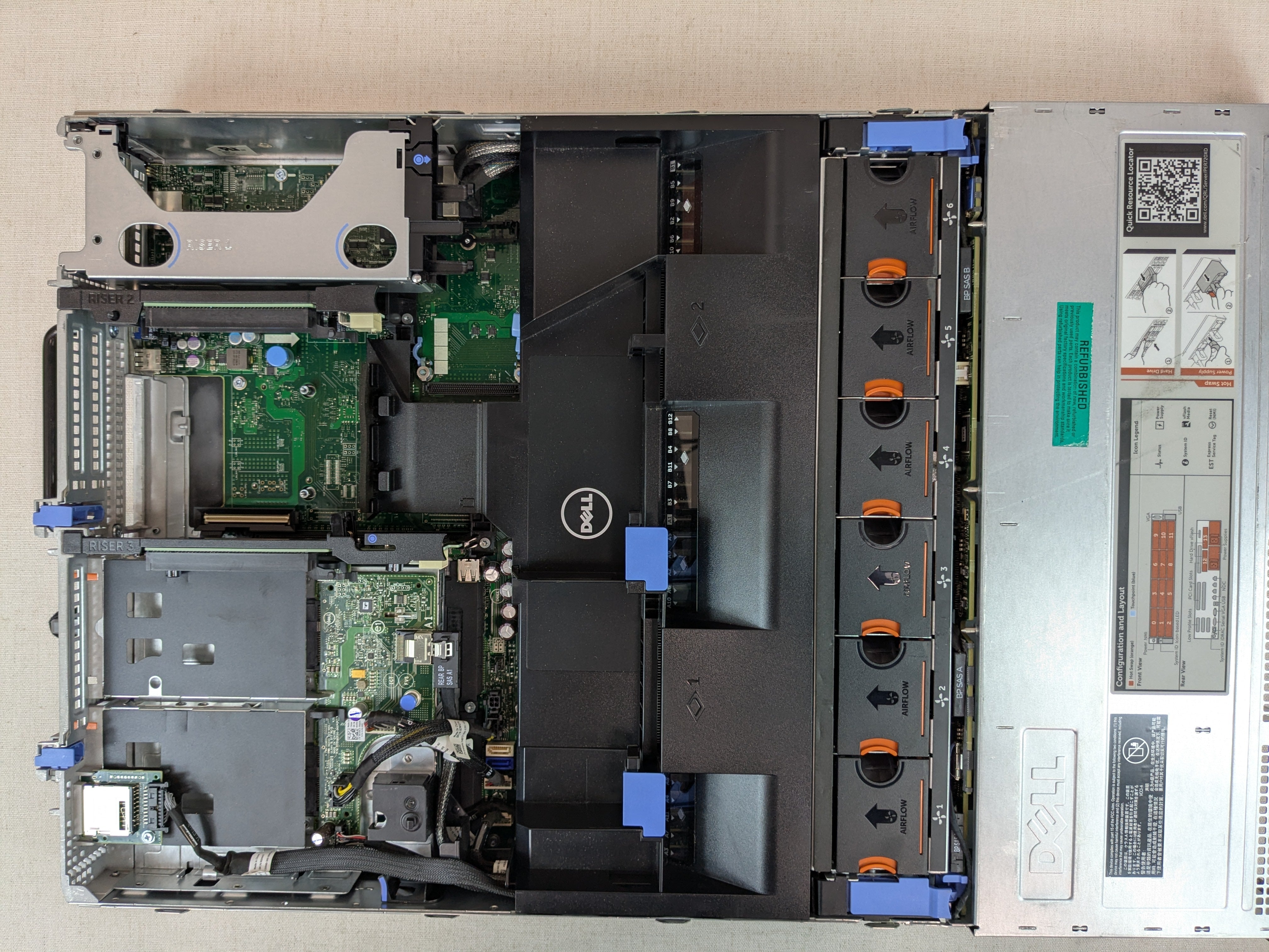 Dell OEM Poweredge R720XD 2U 12LFF Server 2x 8C E5-2650v2, 224GB, H710, 2x 1100W