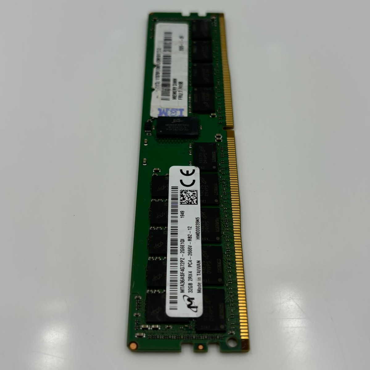 Micron 78P4198 32GB DDR4-3200 RDIMM - Label View | Alo Tech Solutions