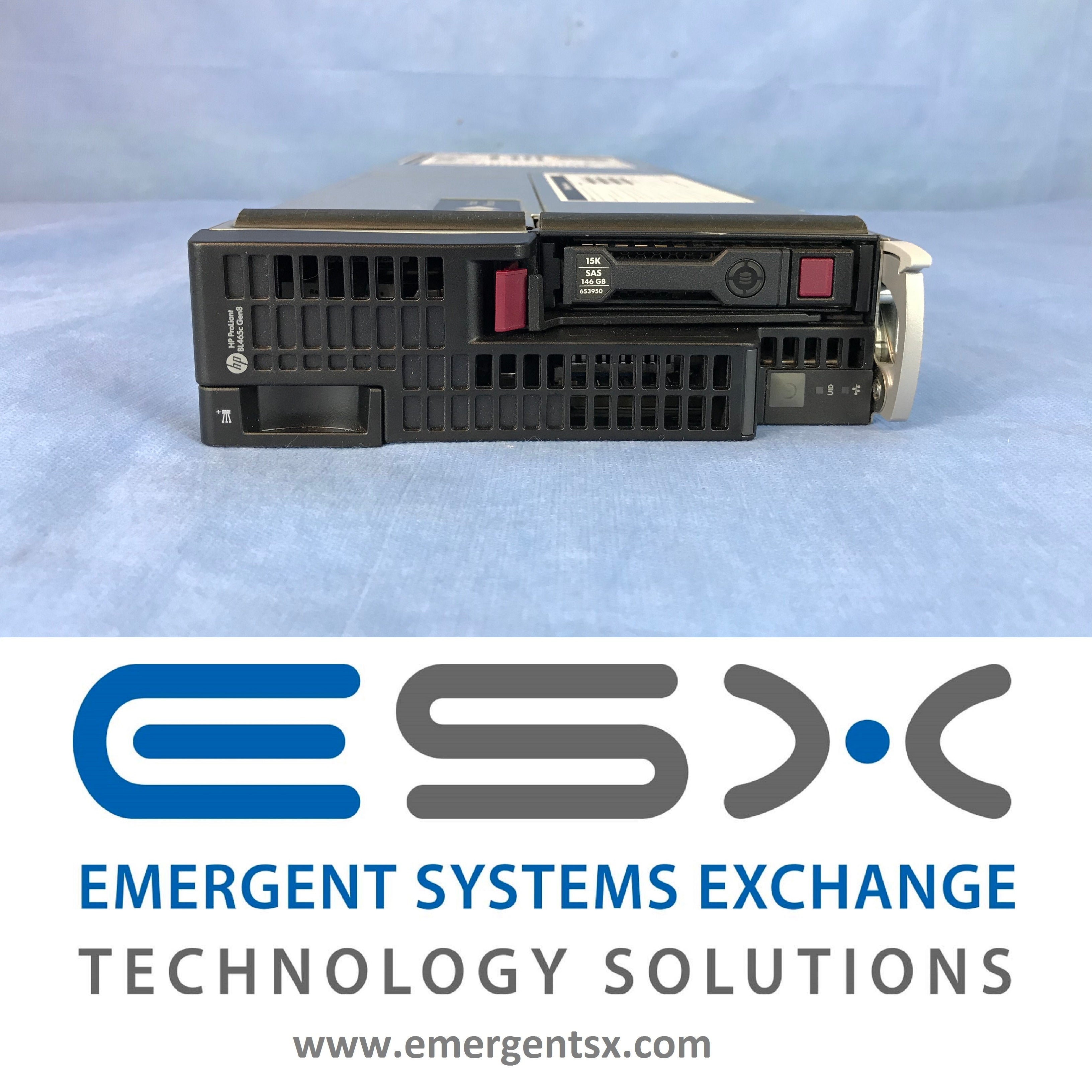 HP 634975-B21 BL465c G8 Blade Server 2x AMD 6378 @ 2.4GHz 256GB RAM 2x 146GB 15k