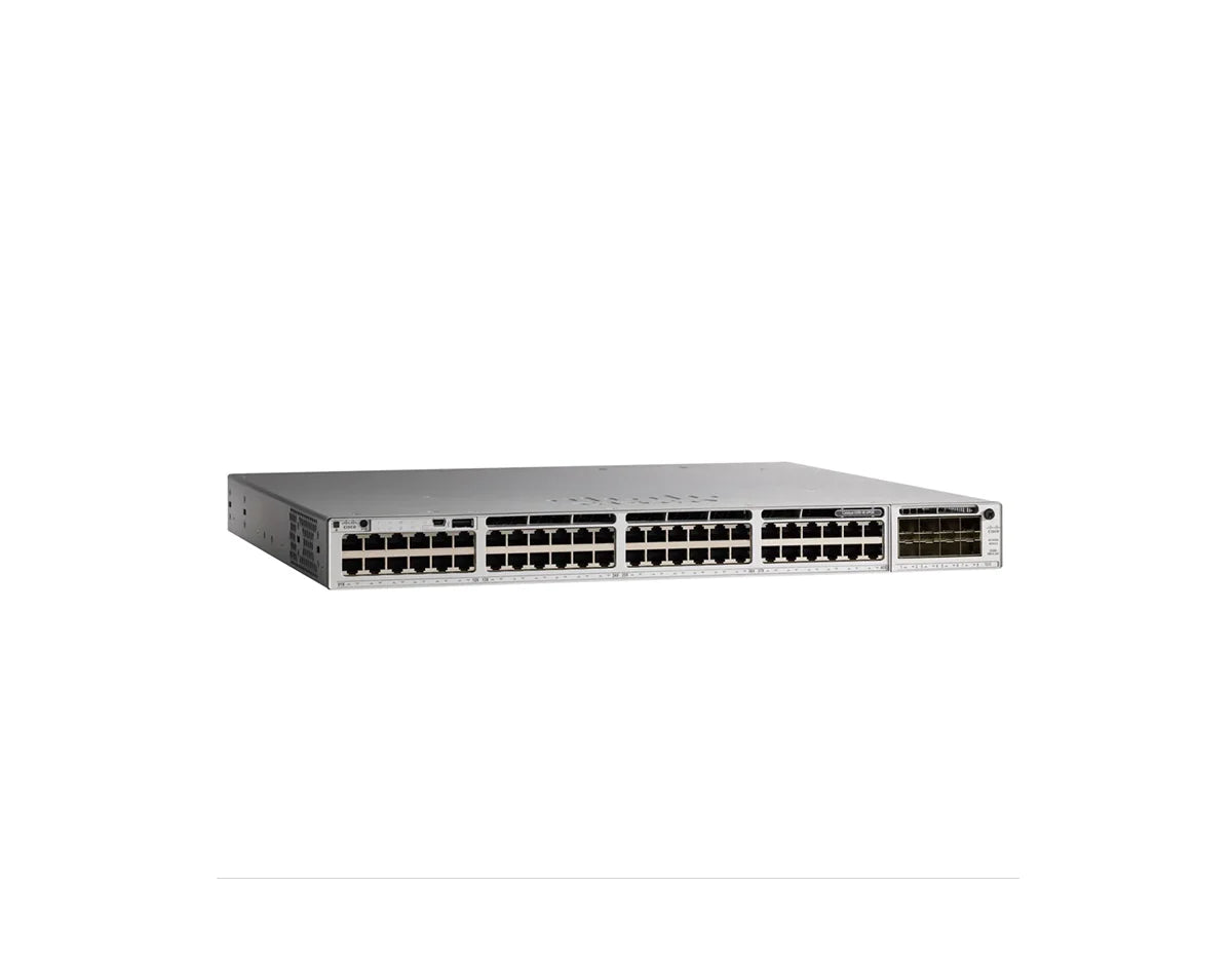 Cisco Catalyst C9200L-48P-4G-E 48-Port Full PoE+ Switch, 4x1G Uplinks, Network Essentials