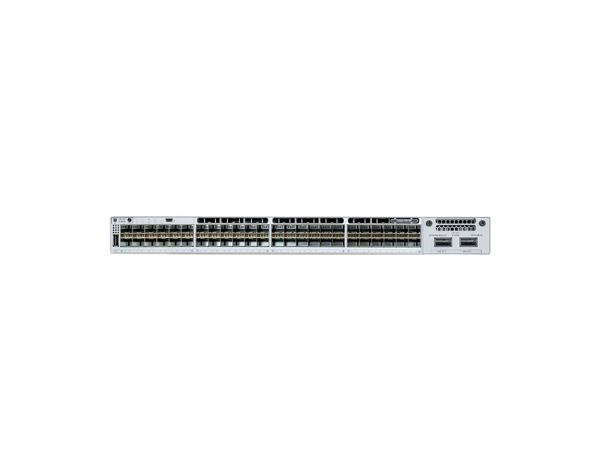 Cisco C9300-48S-A Switch – 48-Port SFP, Modular PSU, Network Advantage