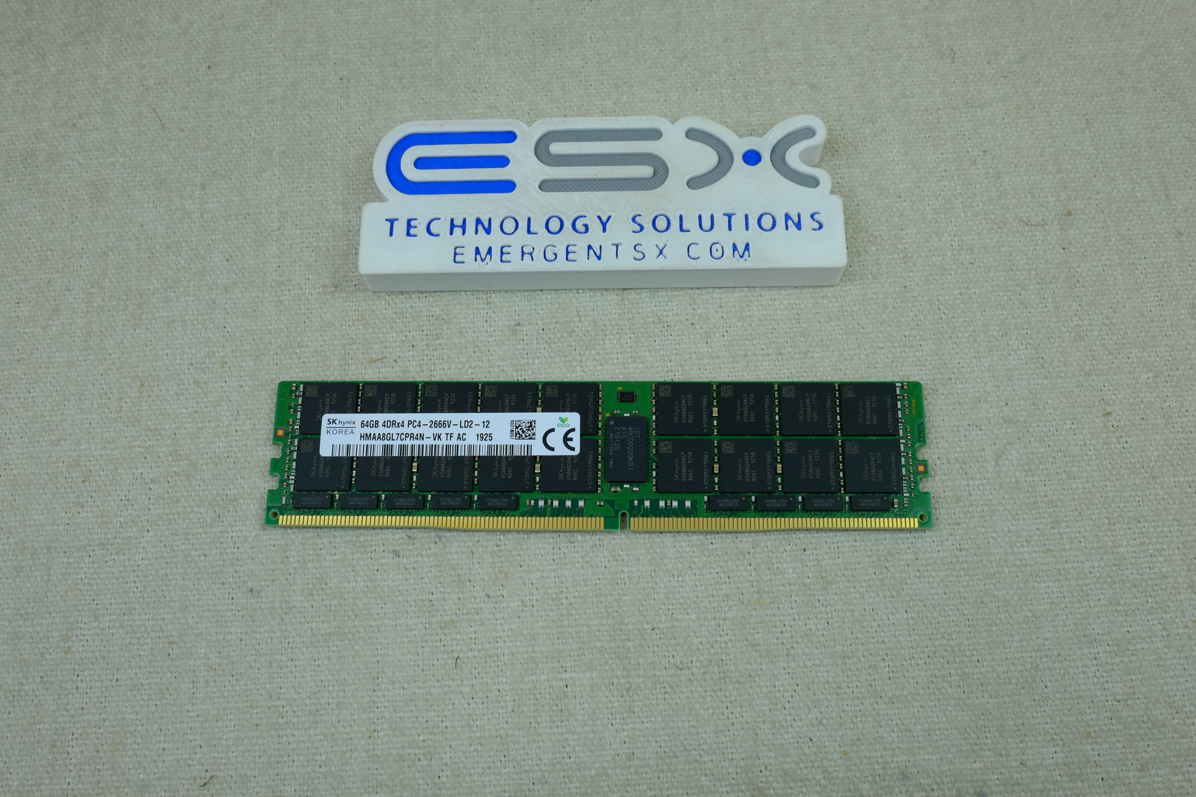 Hynix HMAA8GL7CPR4N-VK 64GB 4DRx4 PC4-2666V DDR4 ECC Server Memory DIMM