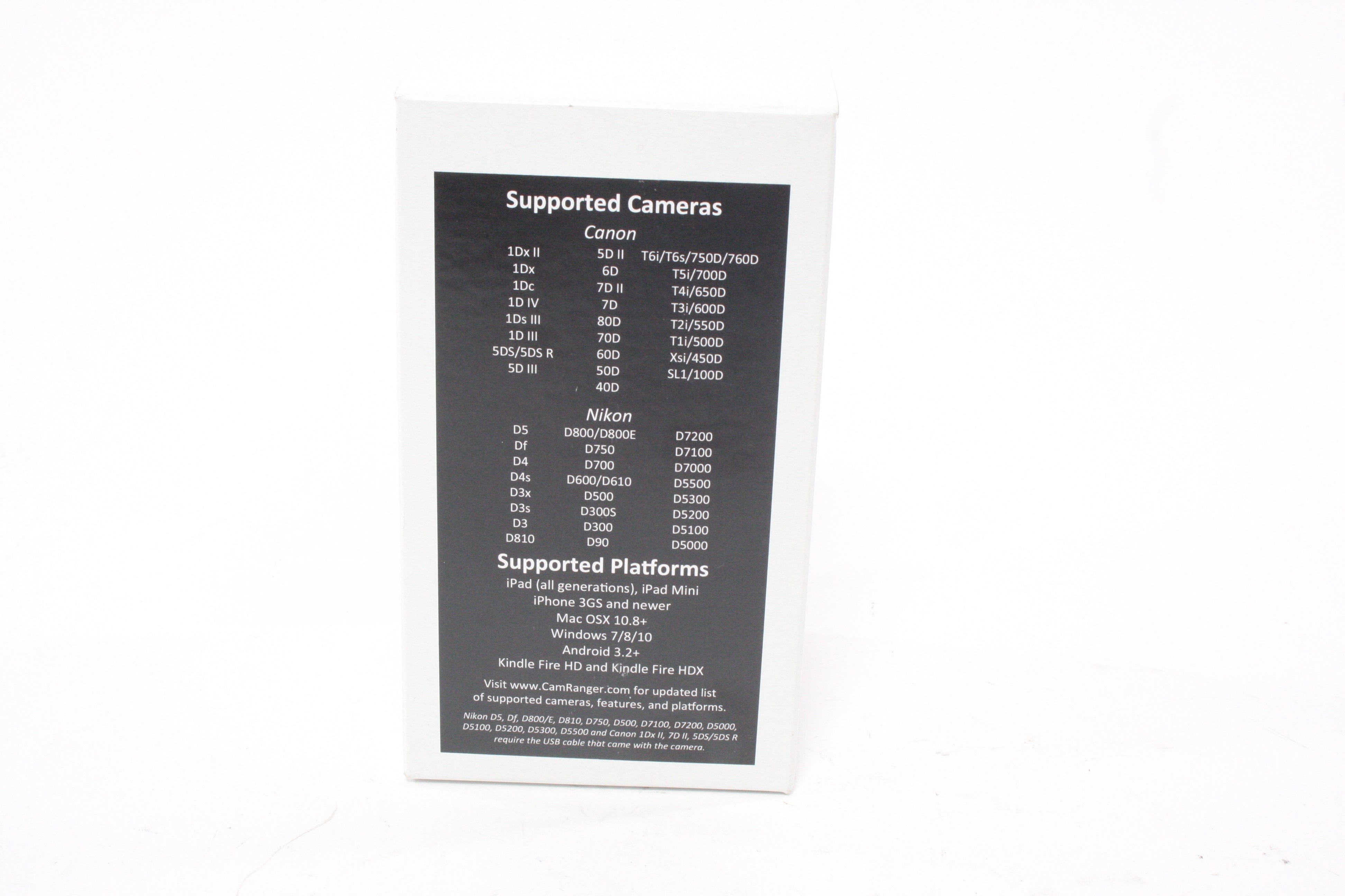 CamRanger Wireless DSLR Camera Control