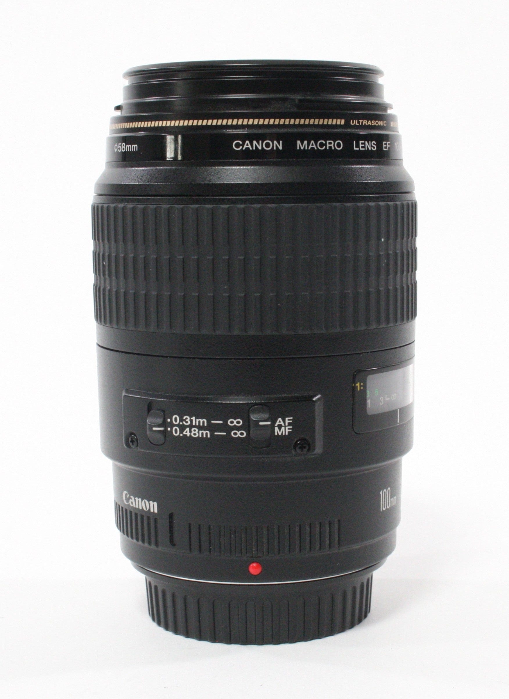 Canon 100mm f/2.8 EF Macro Non-IS Version for Canon EF Mount