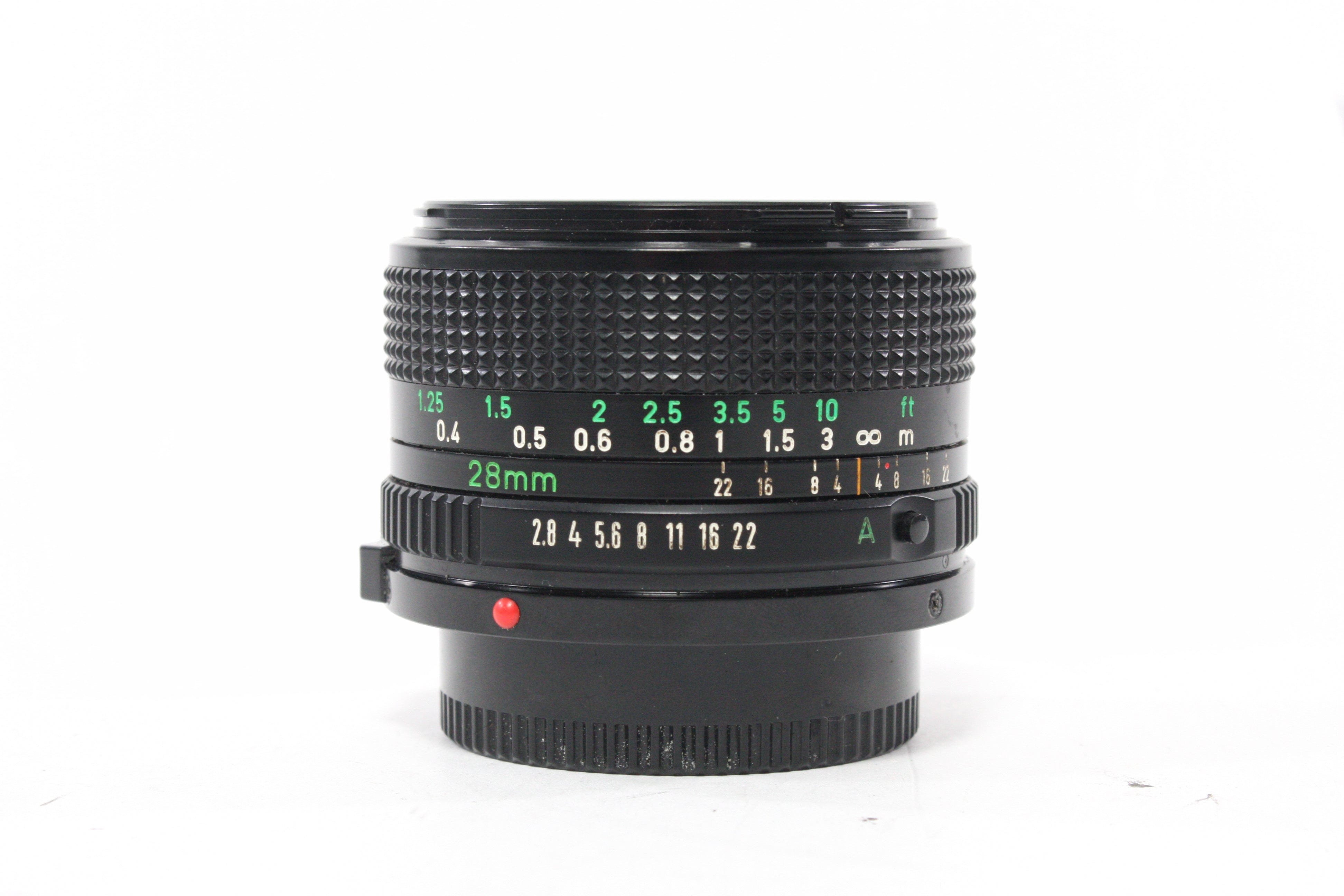 Canon 28mm f/2.8 Lens for Canon FD Mount