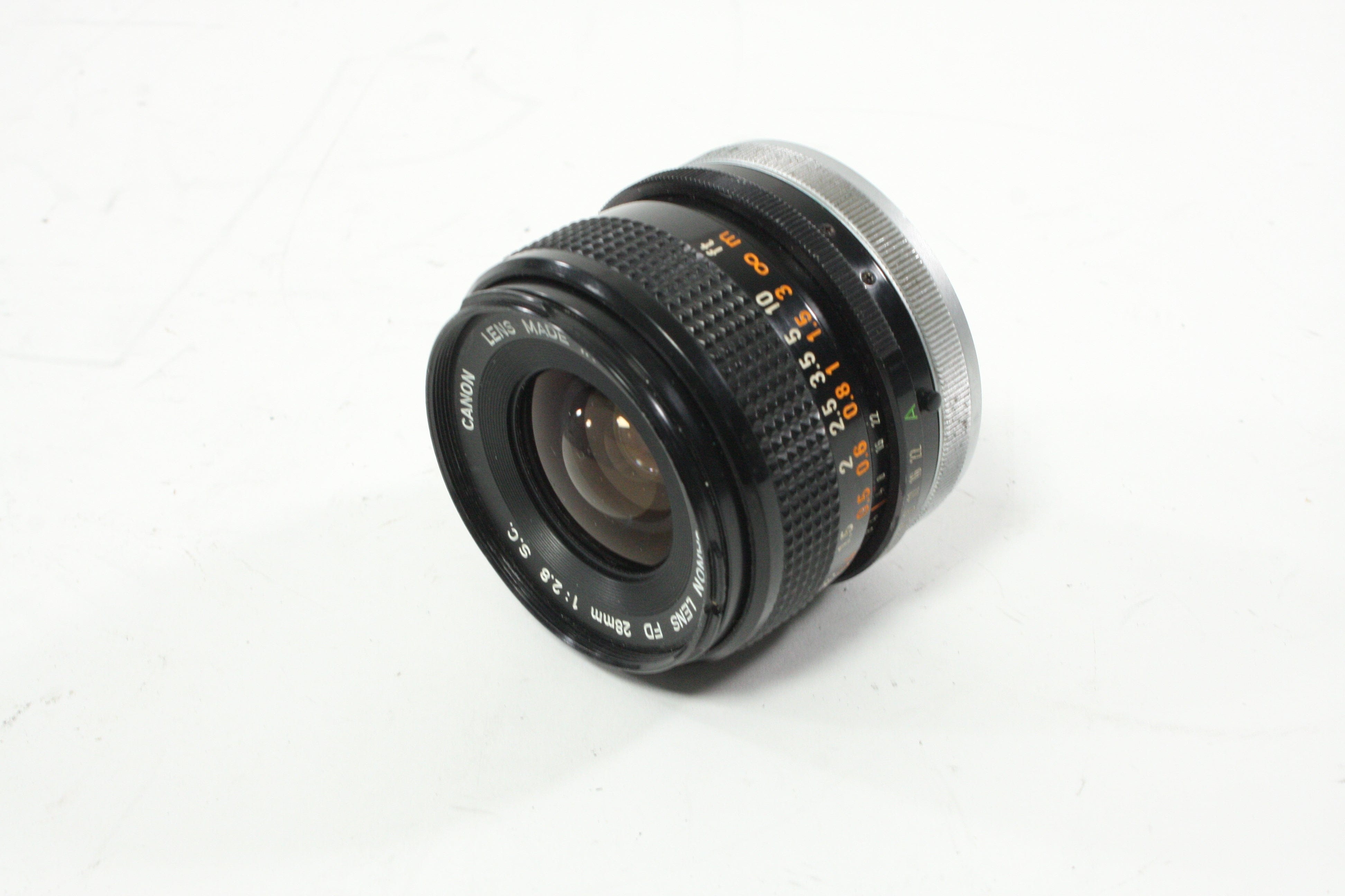 Canon 28mm f/2.8 S.C. Lens for Canon FD Mount