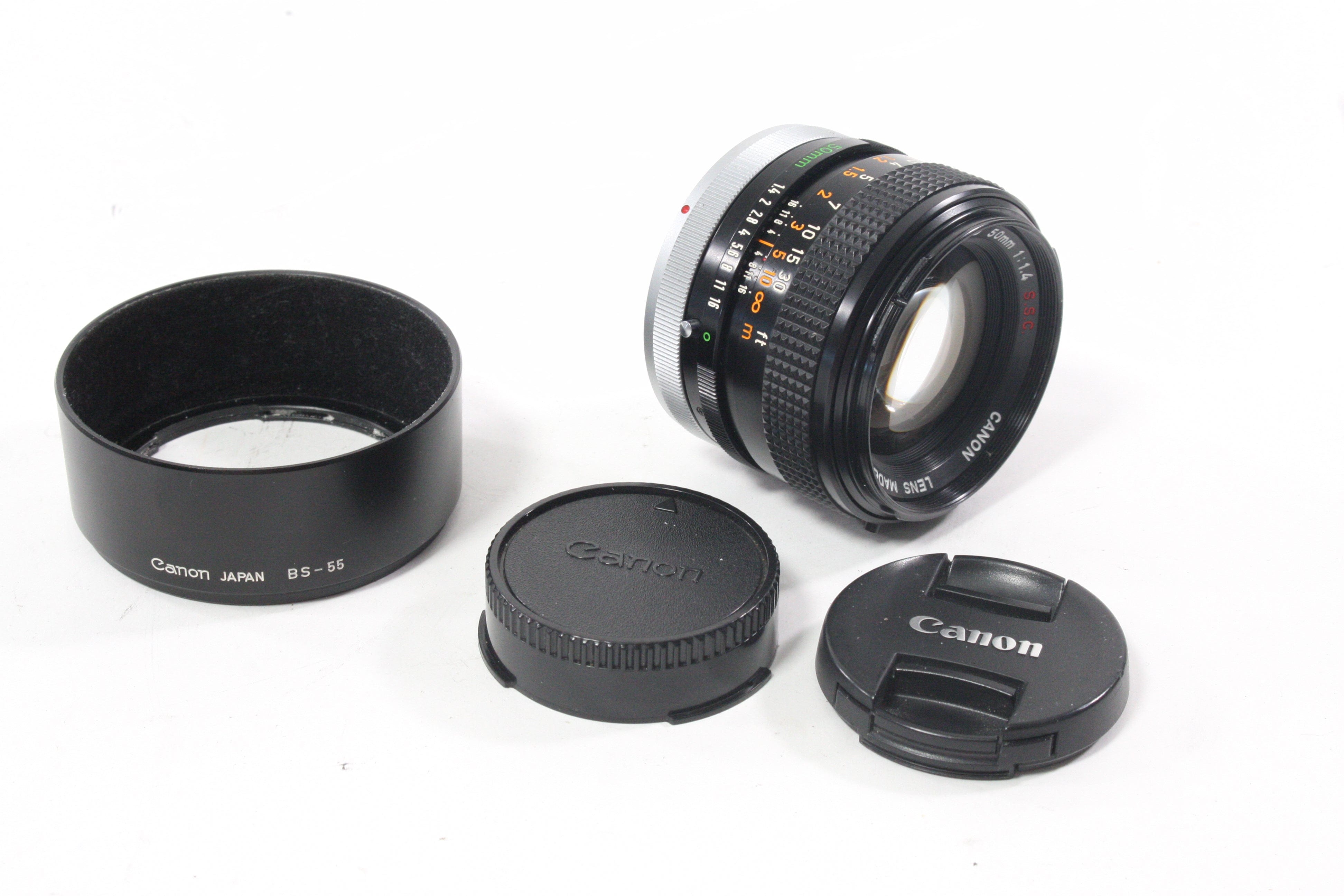 Canon 50mm f/1.4 S.S.C. Lens for Canon FD Mount