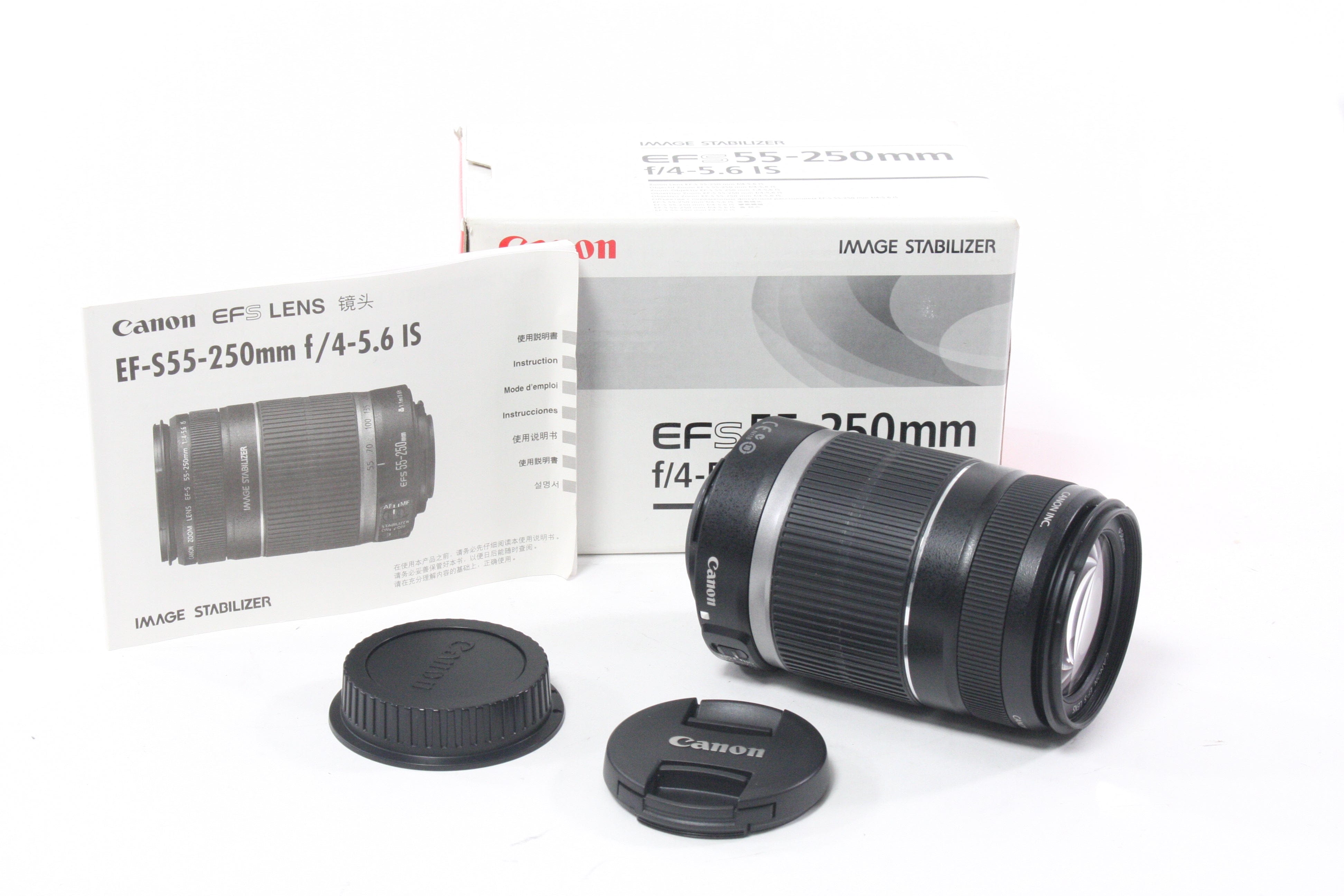 Canon 55-250mm f/4-5.6 IS EF-S Lens for Canon EF Mount