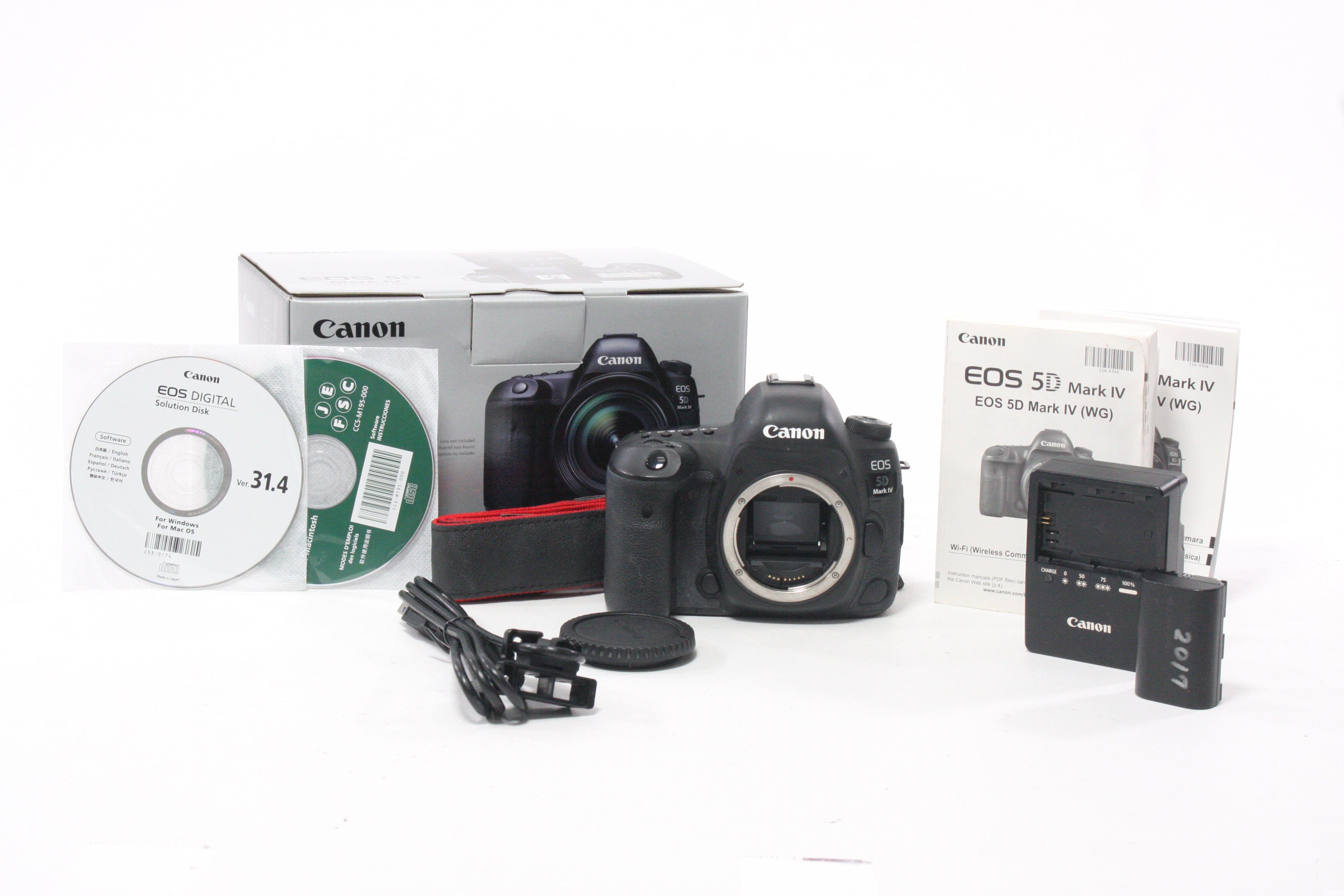 Canon 5D Mark IV Digital SLR Camera Body with a Shutter Count of 28,998