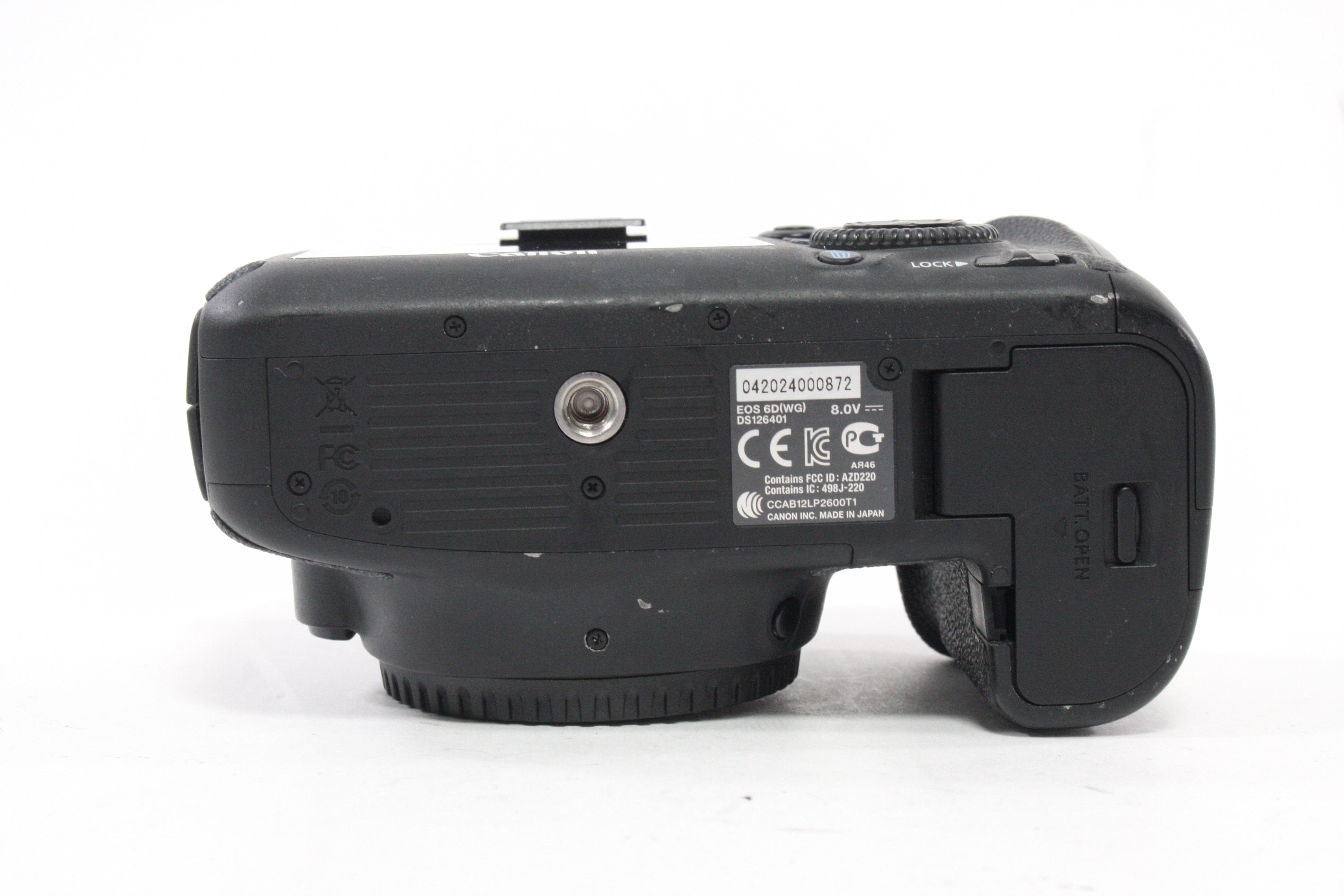Canon 6D DSLR Camera Body with Shutter Count 152,953