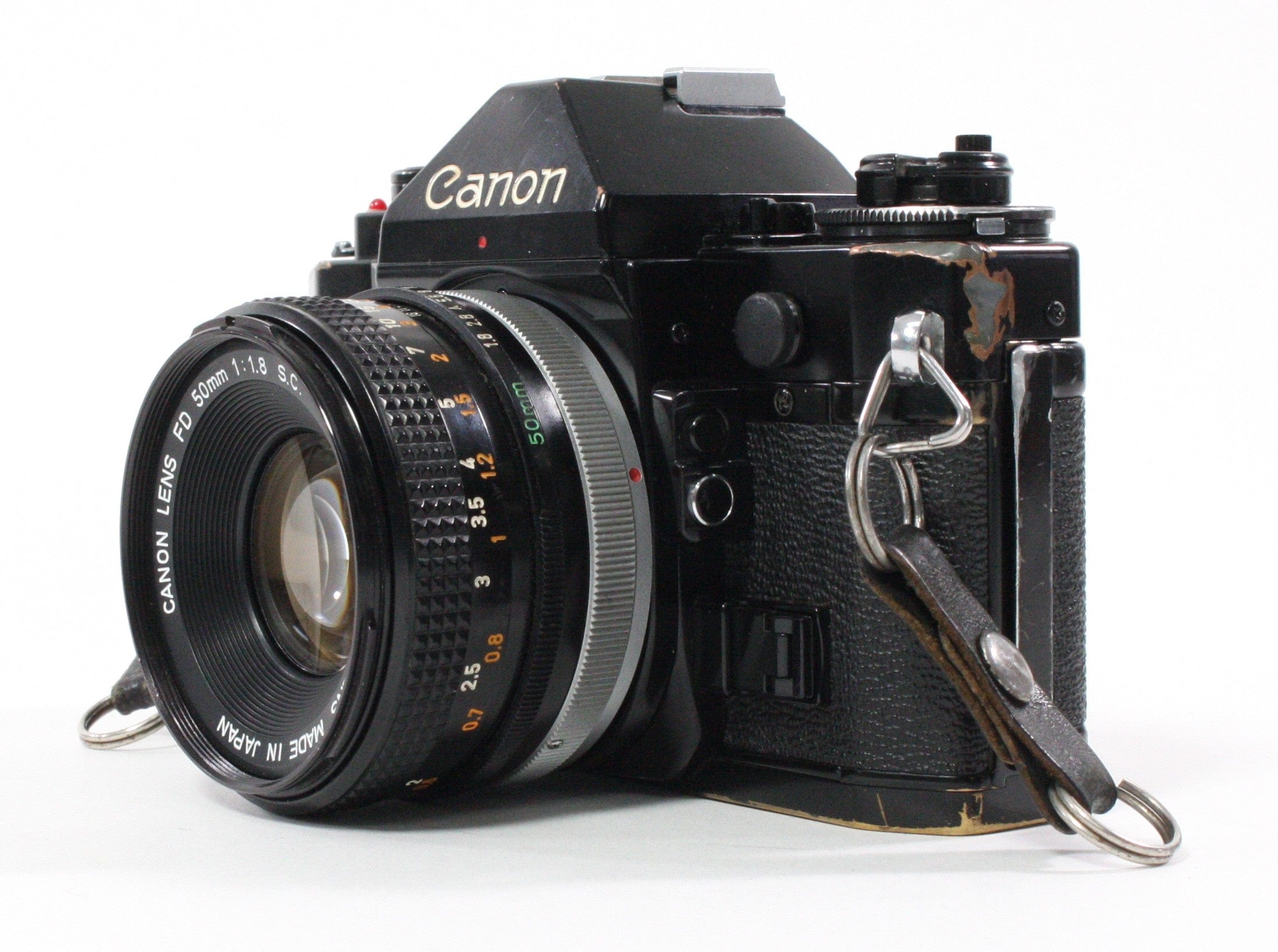 Canon A-1 35mm Camera with 50mm f/1.8 S.C Lens