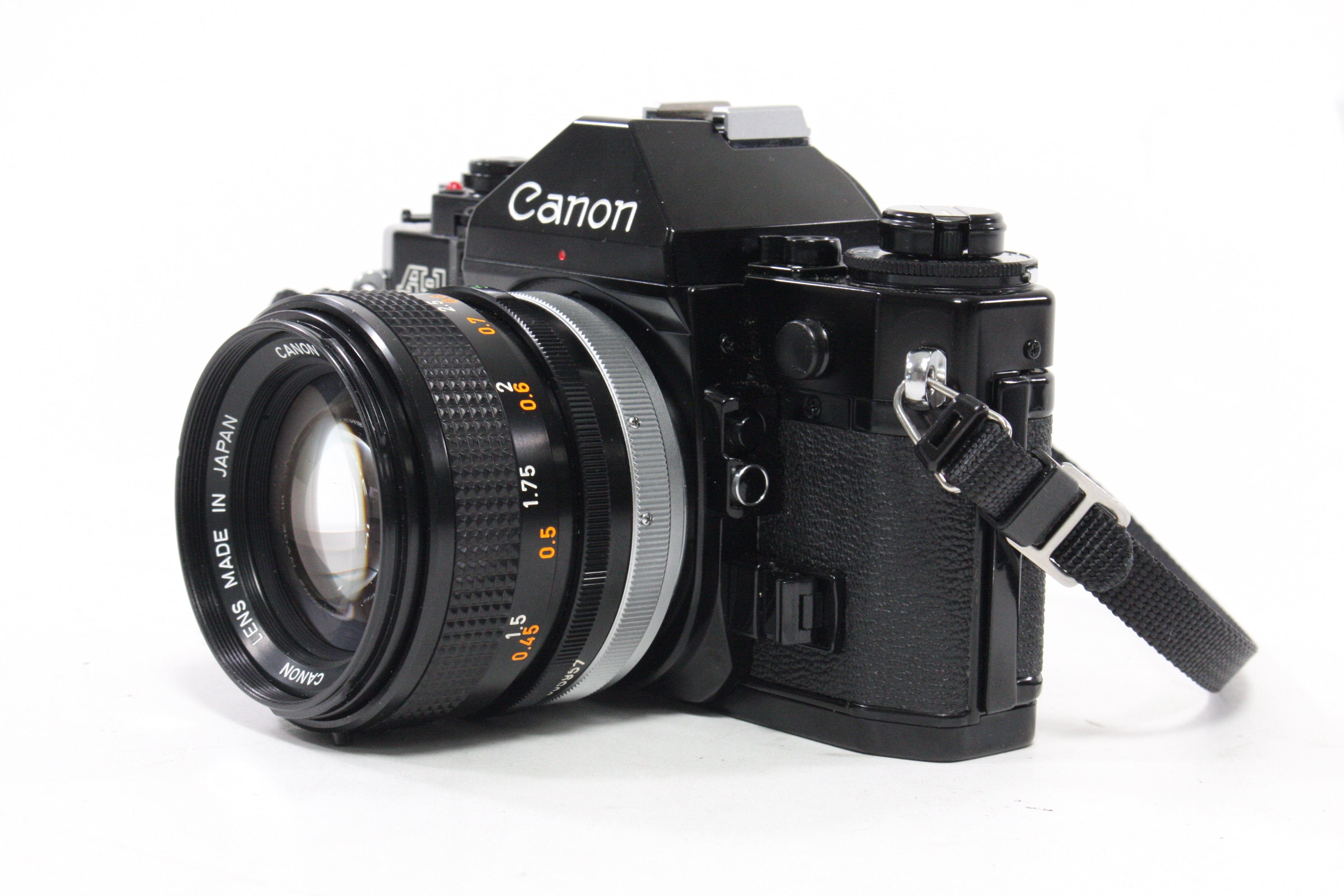 Canon A-1 35mm SLR Camera with 50mm f/1.4 Lens