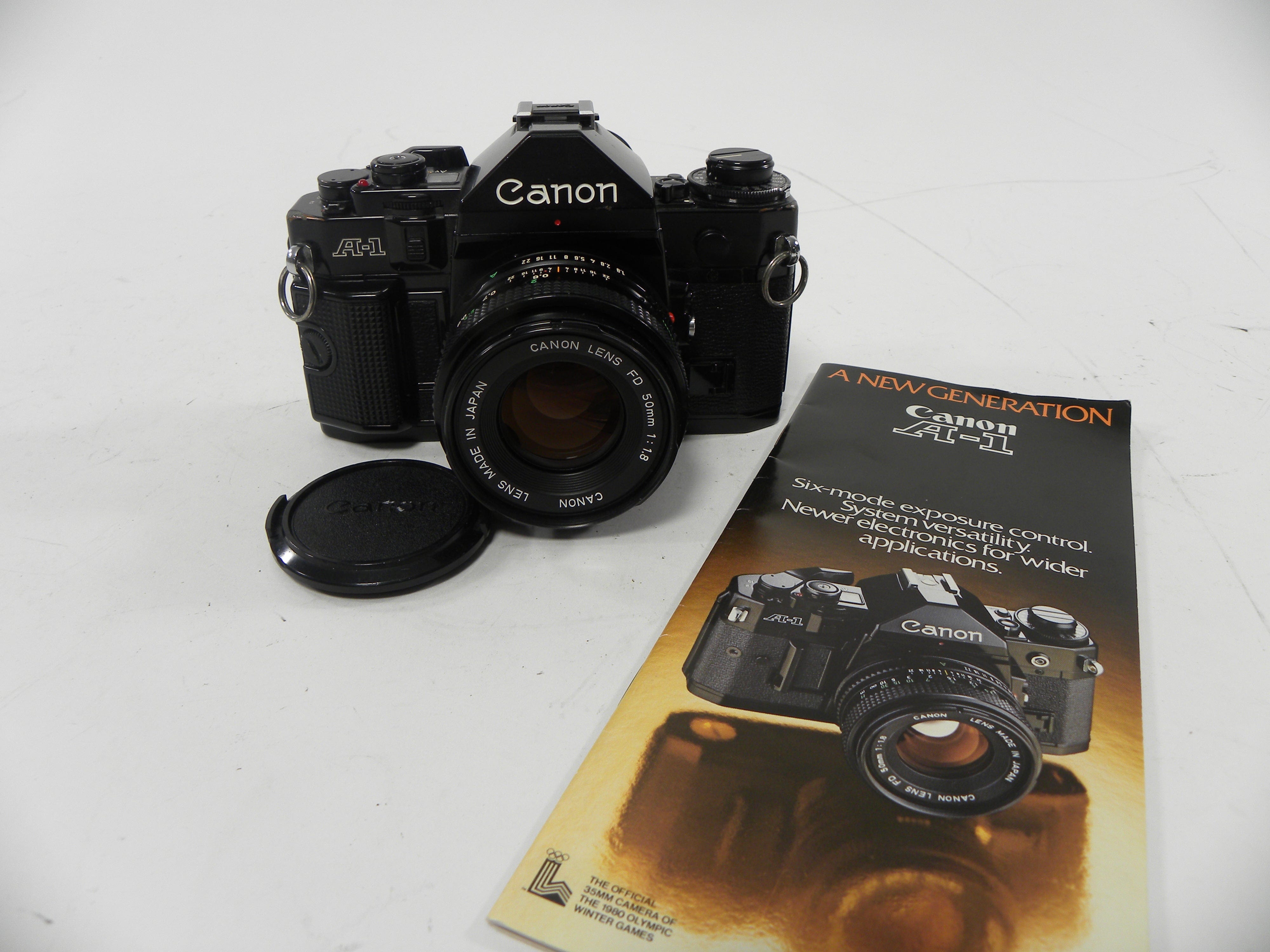 Canon A-1 35mm SLR w/FD 50mm f1.8