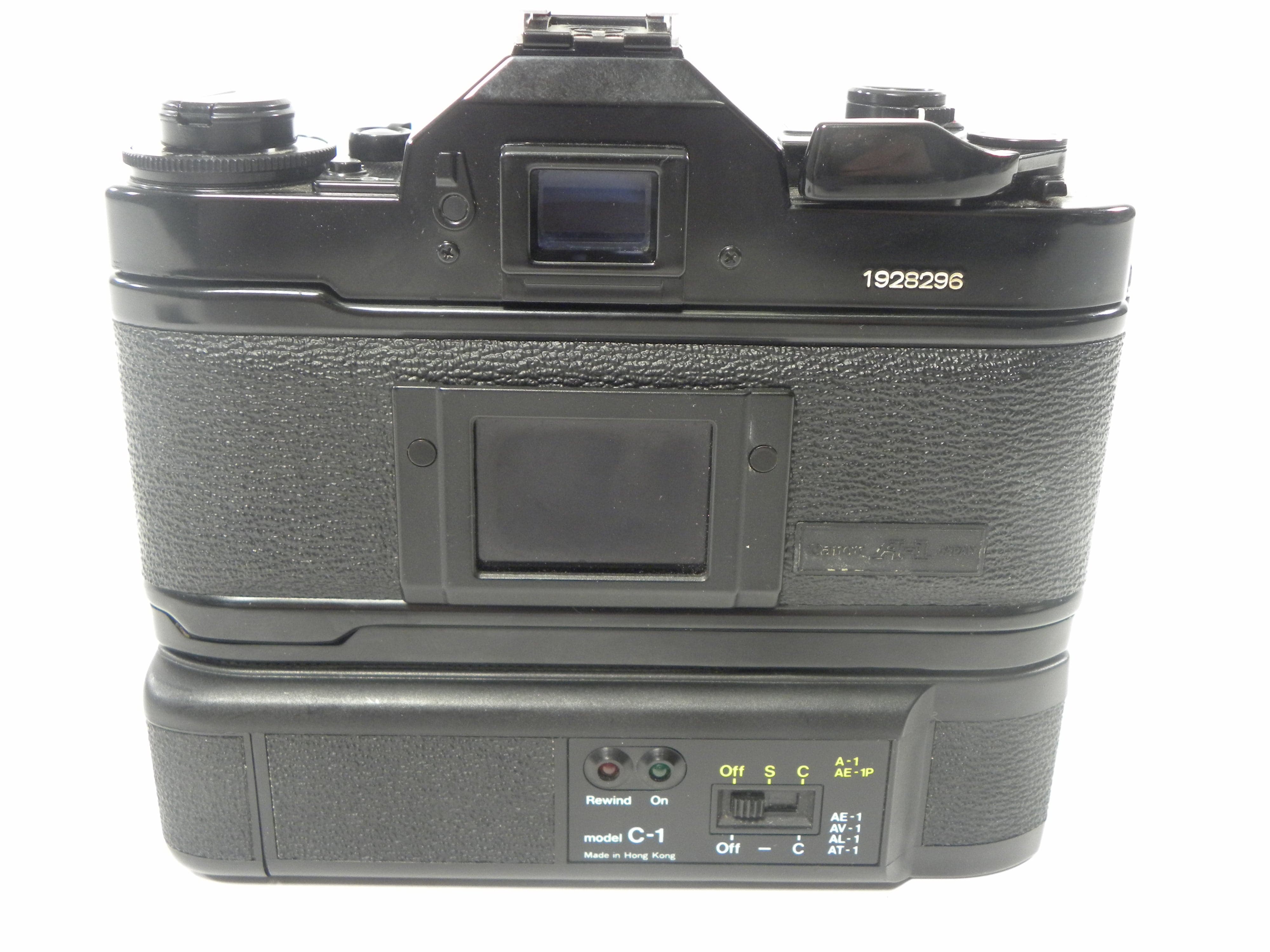 Canon A-1 35mm SLR w/FD 50mm f1.8 and Auto Winder