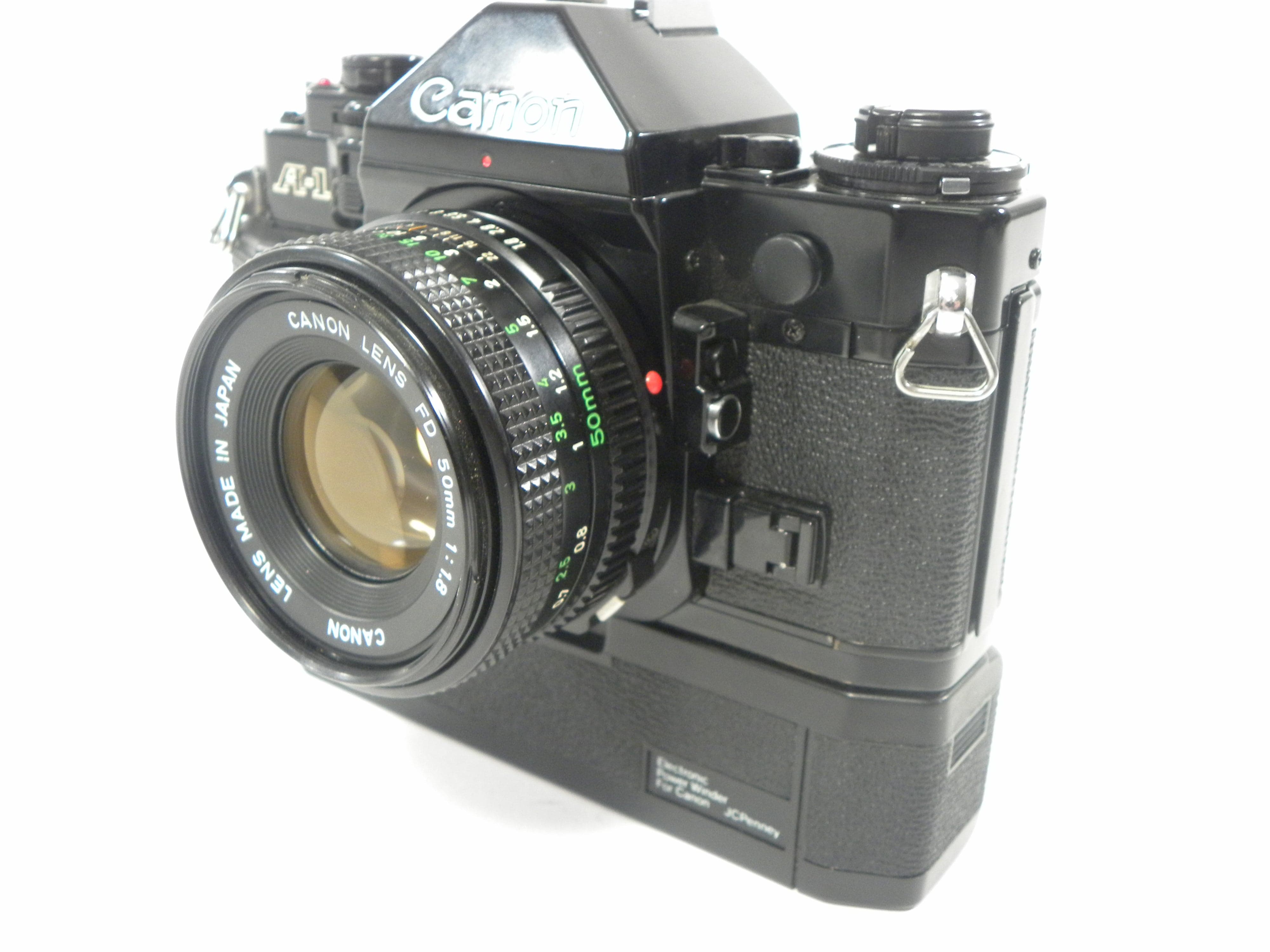Canon A-1 35mm SLR w/FD 50mm f1.8 and Auto Winder