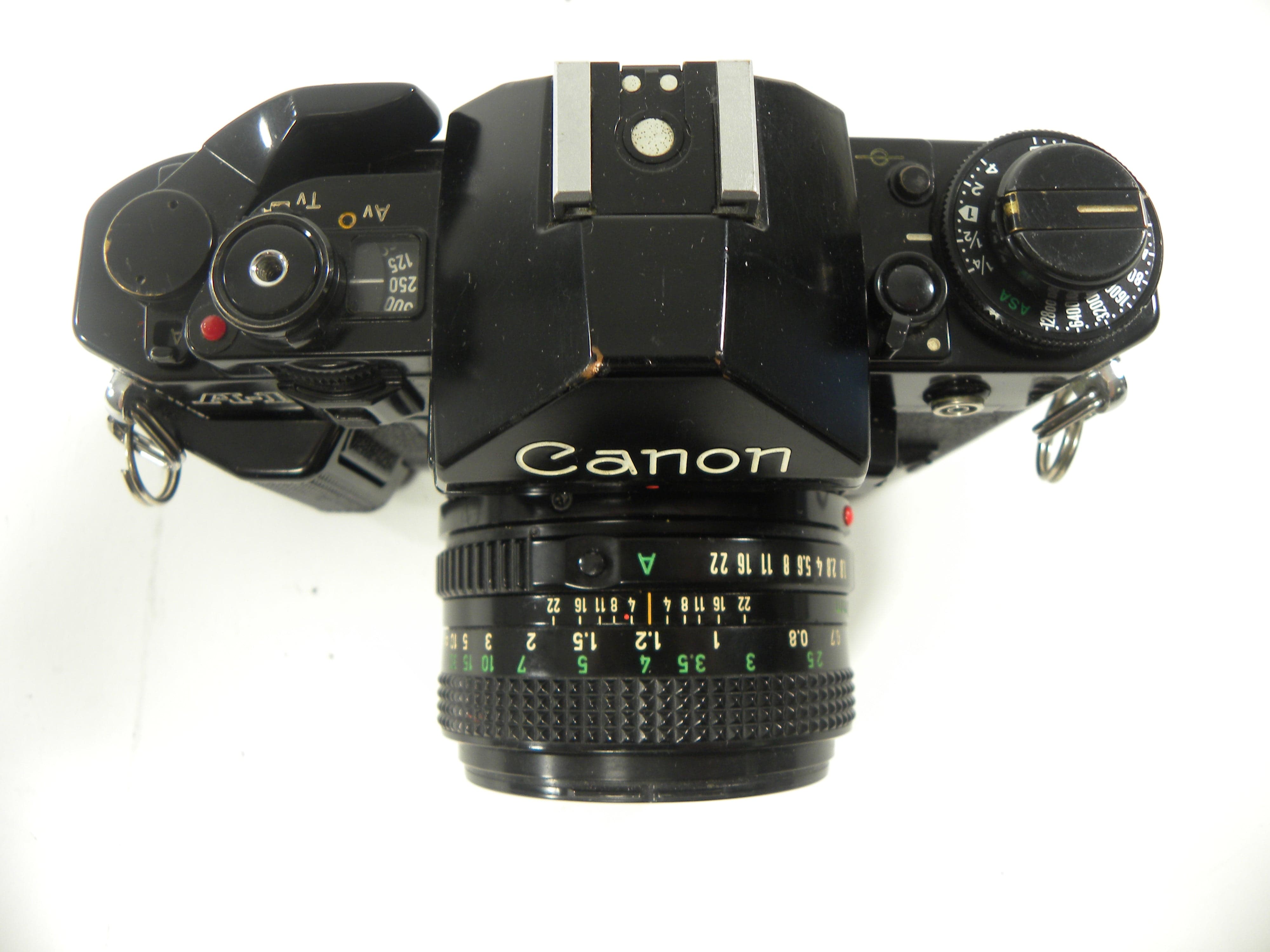 Canon A-1 35mm SLR w/FD 50mm f1.8 (Black)