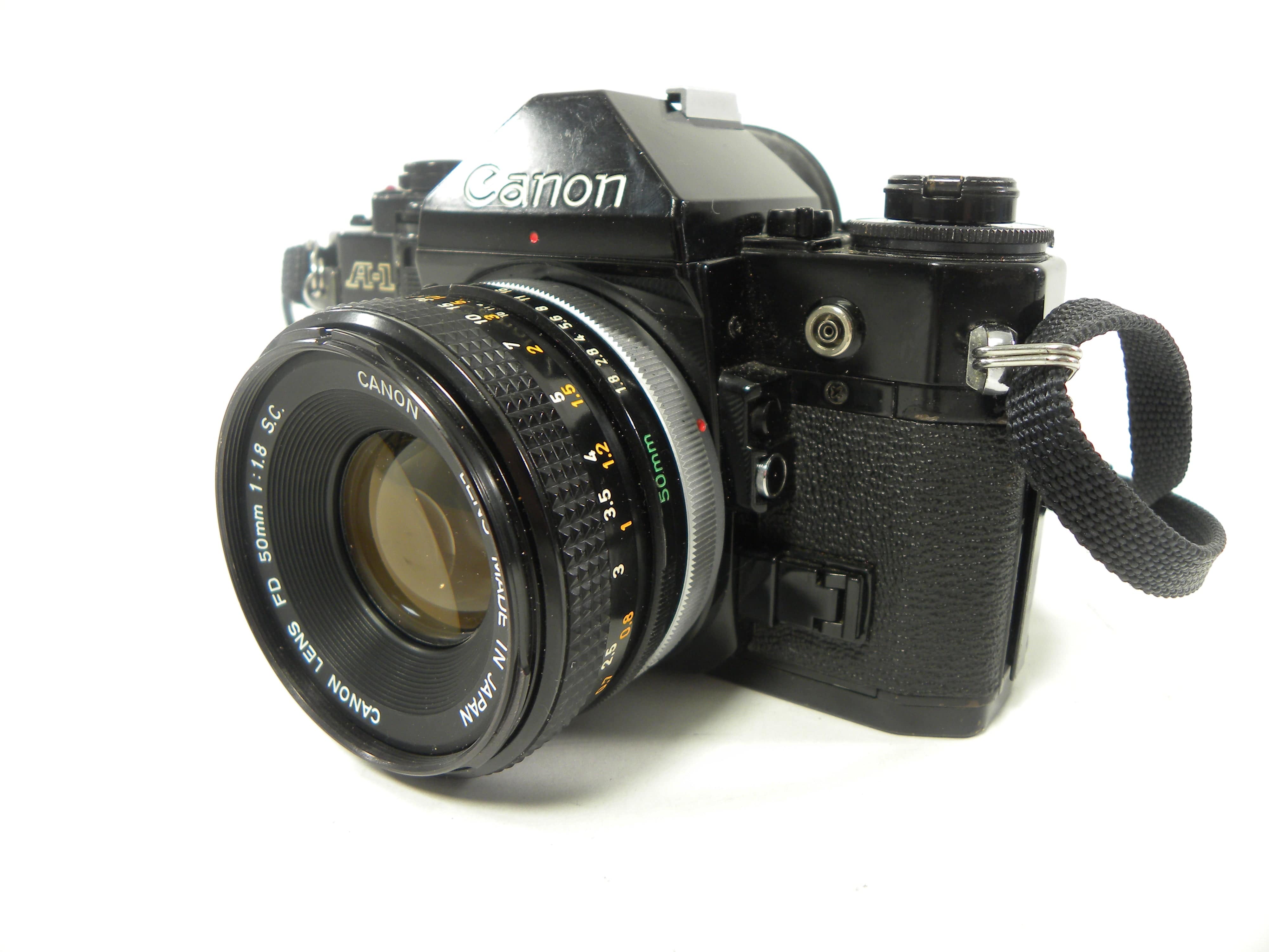 Canon A-1 35mm SLR w/FD 50mm f1.8 S.C.