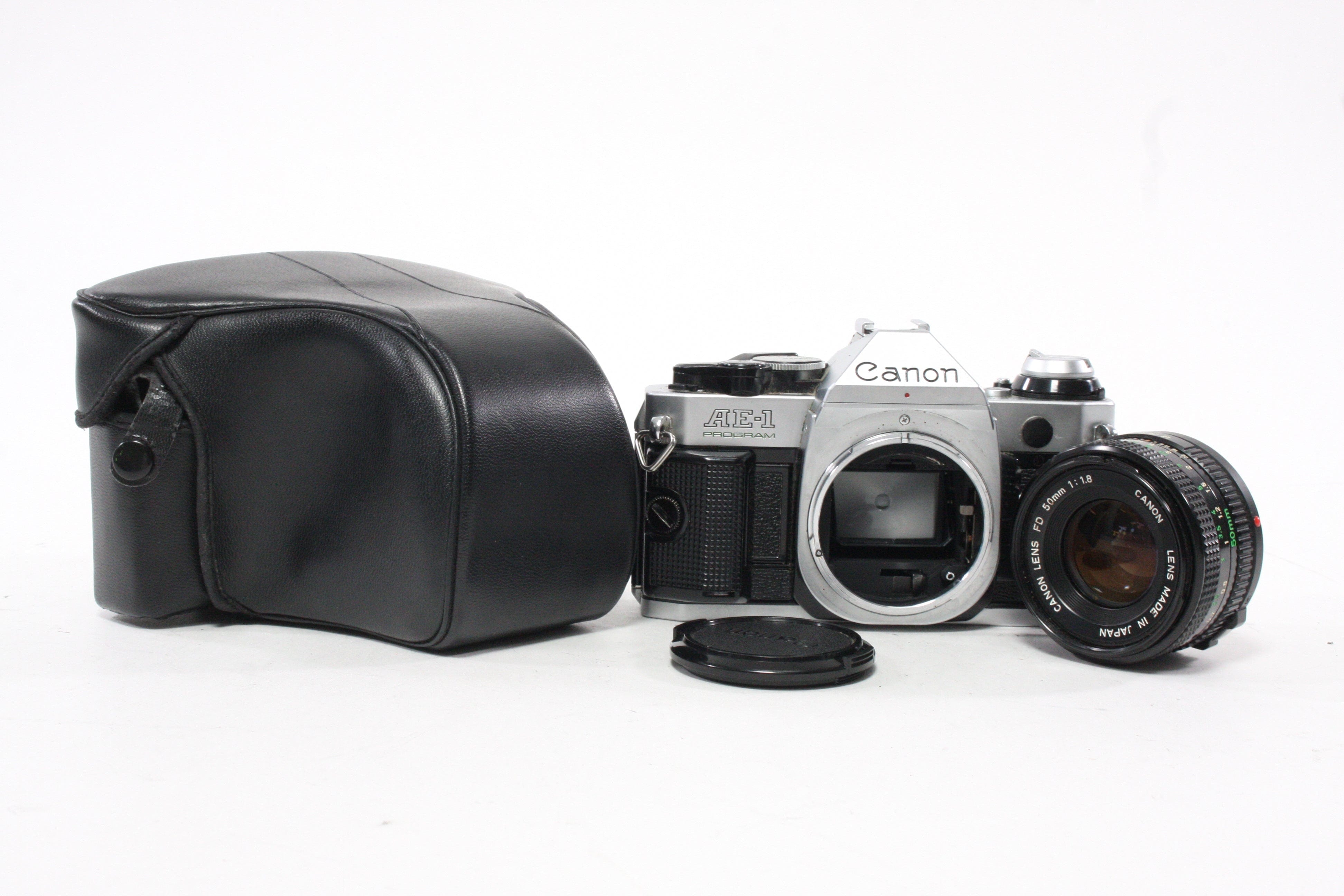 Canon AE-1 35mm SLR Camera with 50mm f/1.8 FD Lens