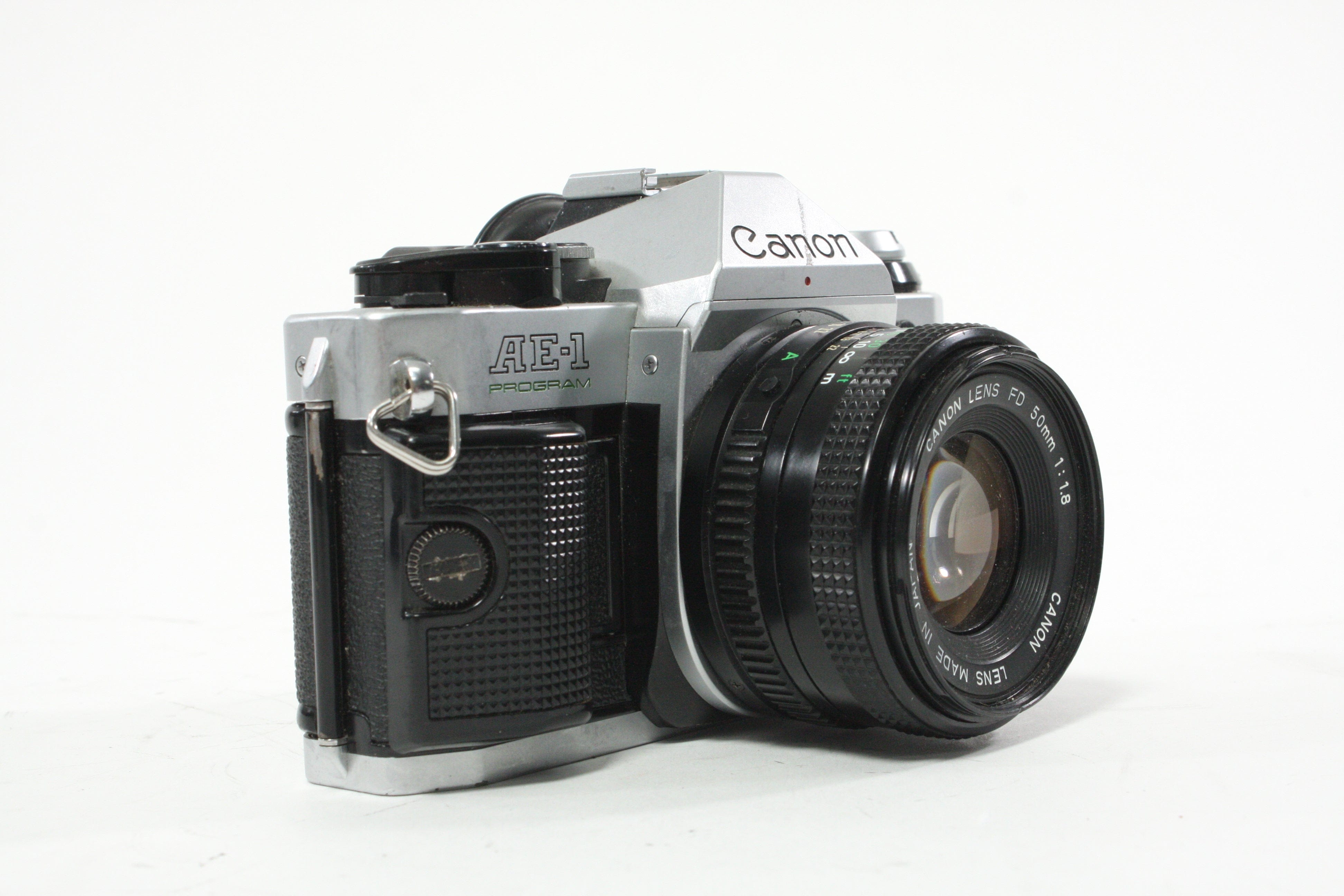 Canon AE-1 35mm SLR Camera with 50mm f/1.8 FD Lens