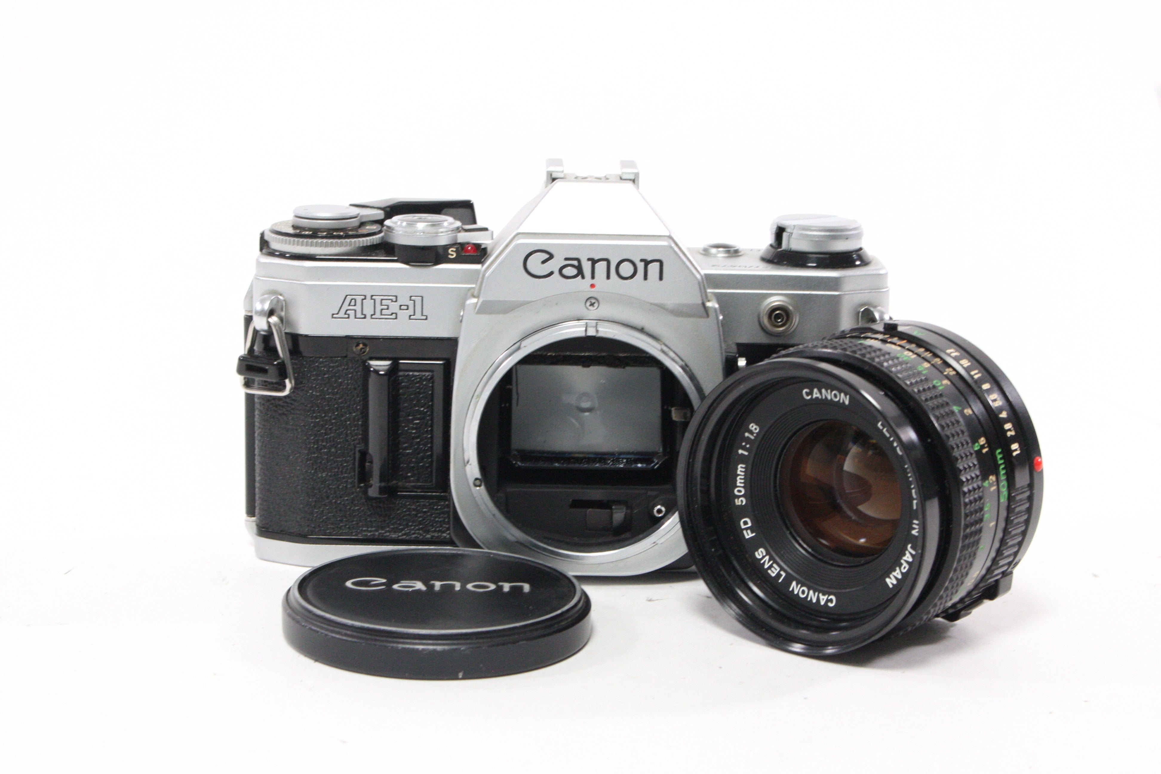 Canon AE-1 35mm SLR Camera with 50mm f/1.8 Lens
