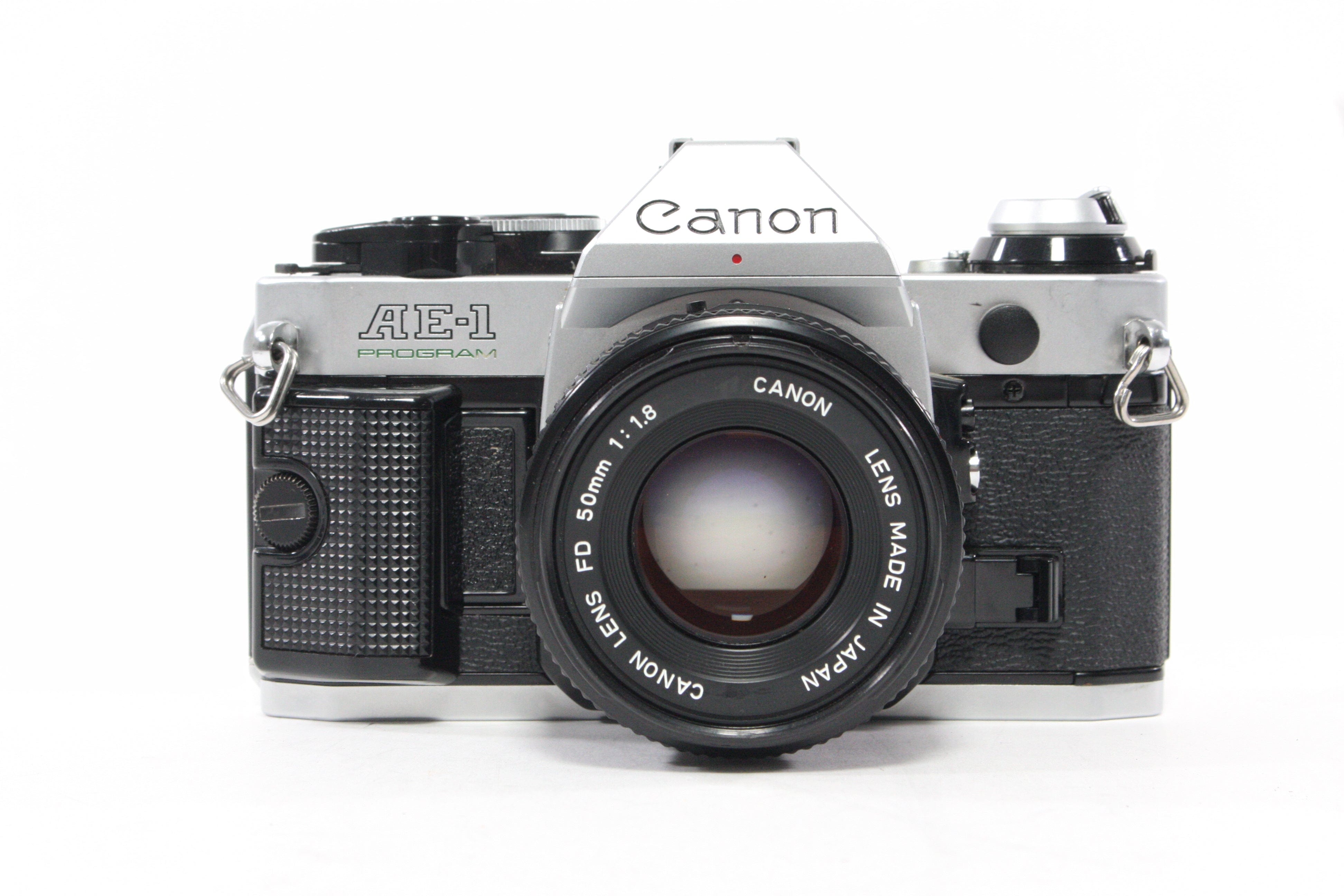 Canon AE-1 35mm SLR Camera with 50mm f/1.8 Lens