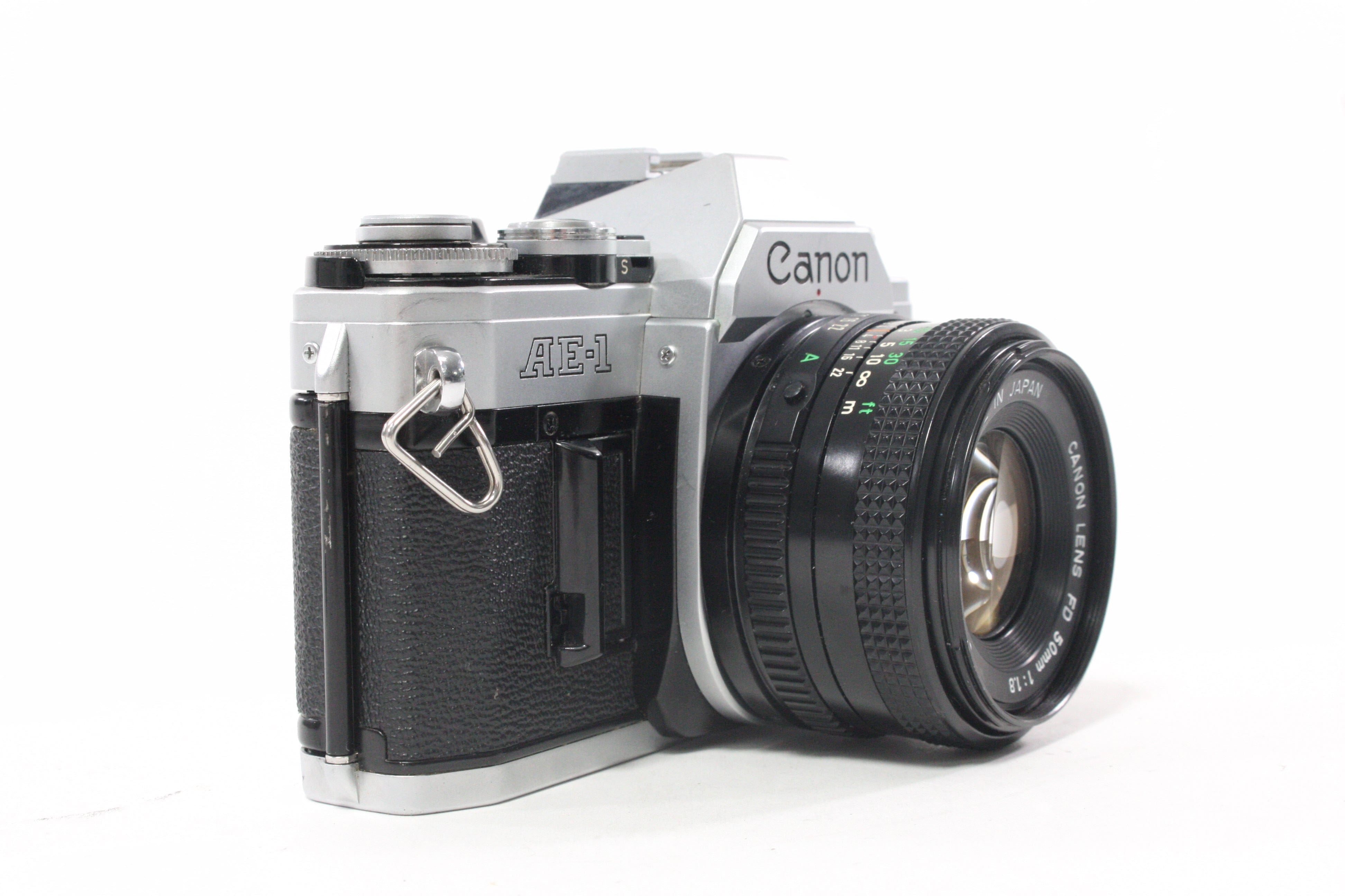 Canon AE-1 35mm SLR Camera with 50mm f/1.8 Lens