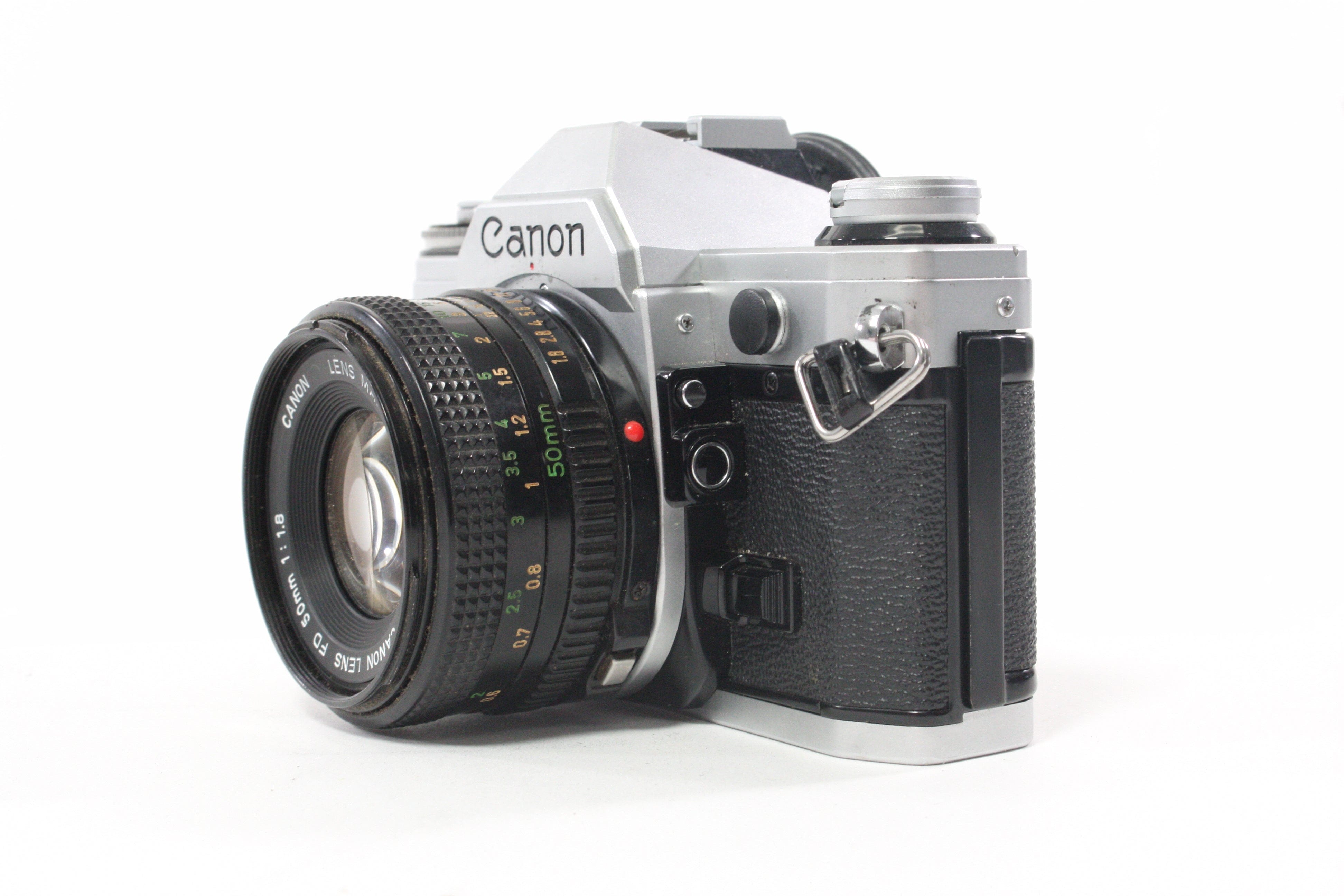 Canon AE-1 35mm SLR Camera with 50mm f/1.8 Lens